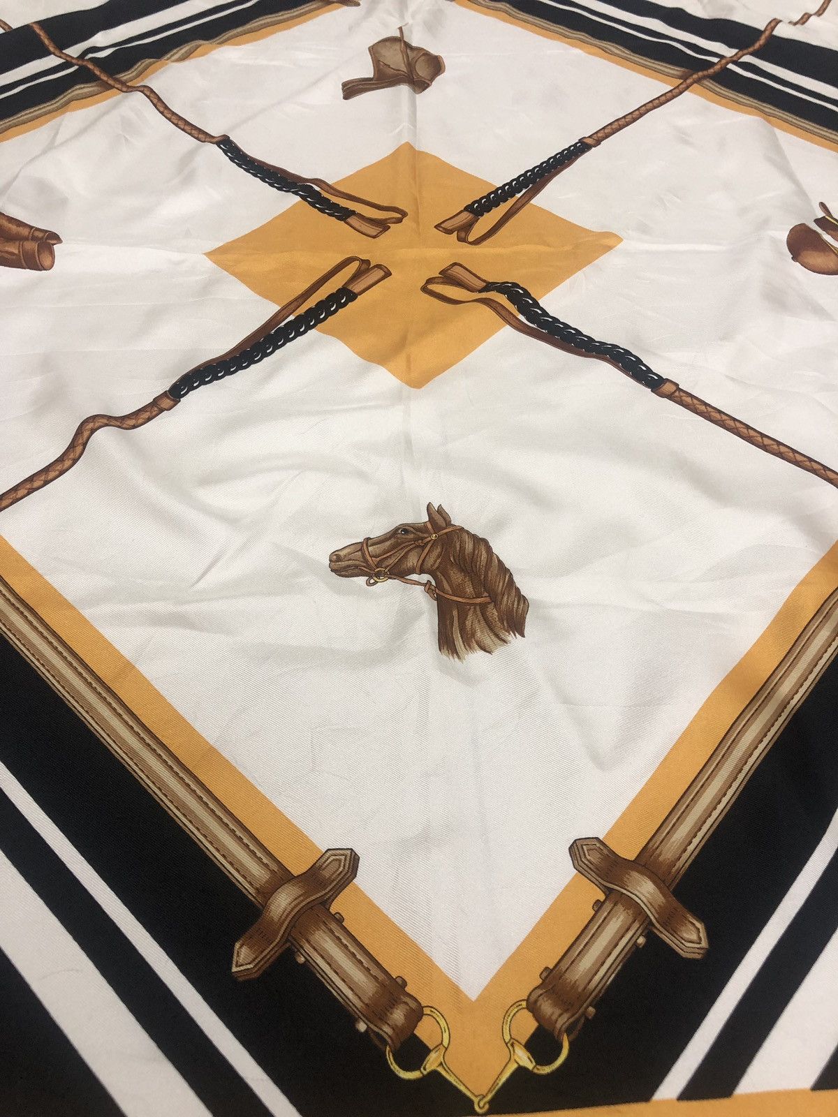 Celine Rare Vintage Authentic Celine Made in Italy Silk Scarf Size ONE SIZE - 3 Thumbnail