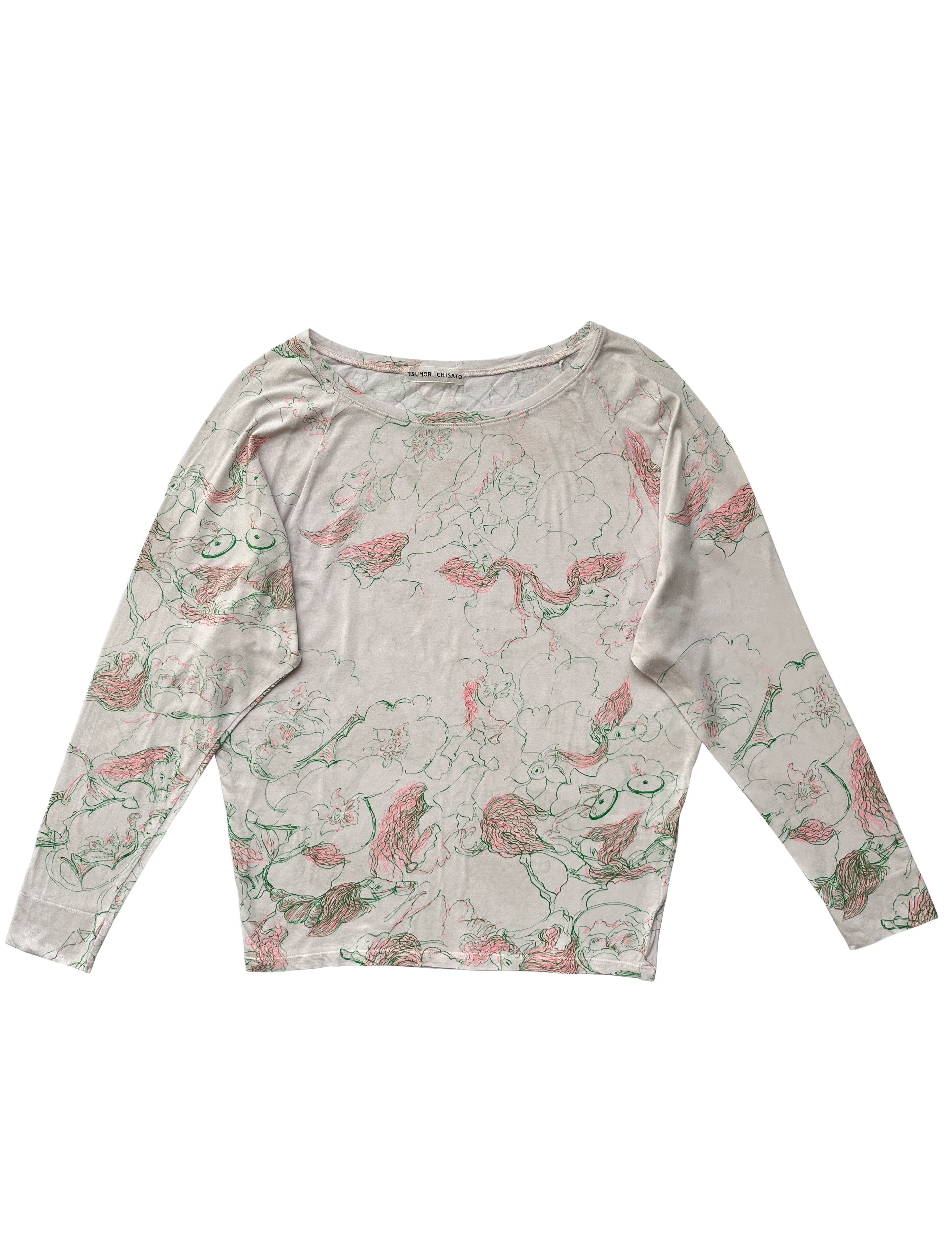 ⚡️QUICK SALE⚡️Tsumori Chisato Pale Pink Long Sleeve Top