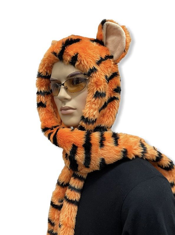 Disney BEST OFFER! 90’s TIGGER POOH Beanie Scarf Hand Warmer Size ONE SIZE - 1 Thumbnail