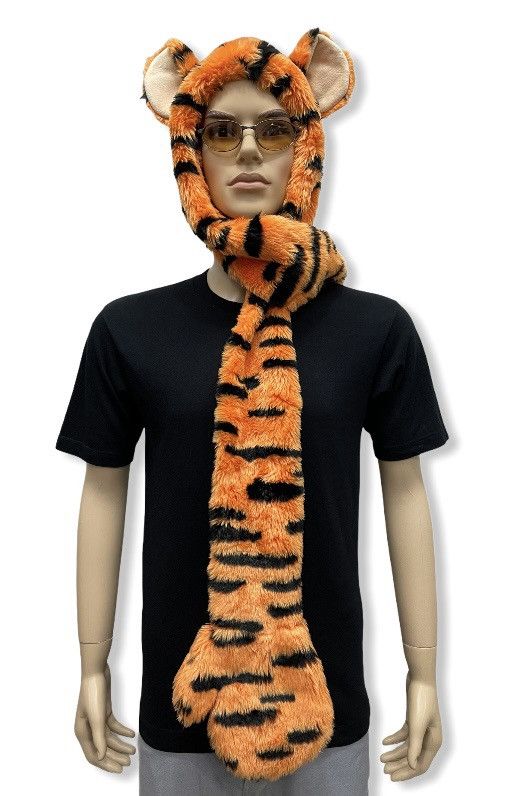 Disney BEST OFFER! 90’s TIGGER POOH Beanie Scarf Hand Warmer Size ONE SIZE - 3 Thumbnail