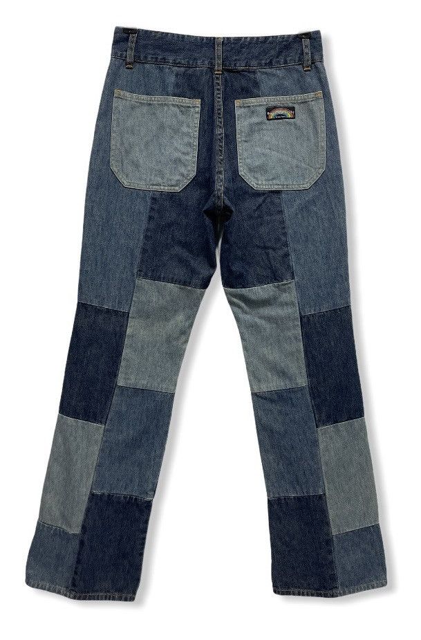 Japanese Brand × Vintage DOPE! Japanese Brand Denim Patchwork Bush Pants Size US 27 - 3 Thumbnail