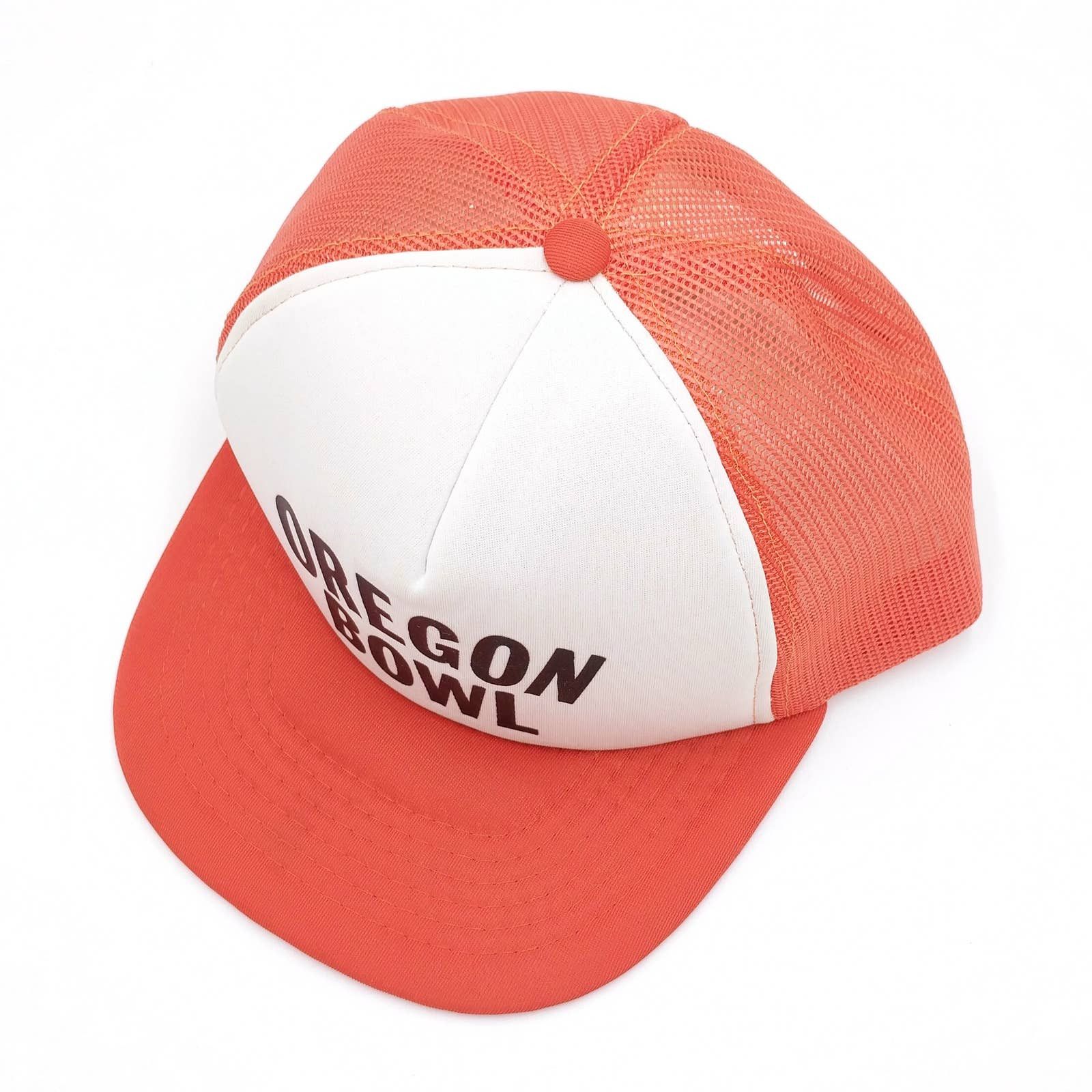 Vintage Vintage Oregon Bowl Snapback Trucker Mesh Hat 70s NCAA Size ONE SIZE - 4 Thumbnail