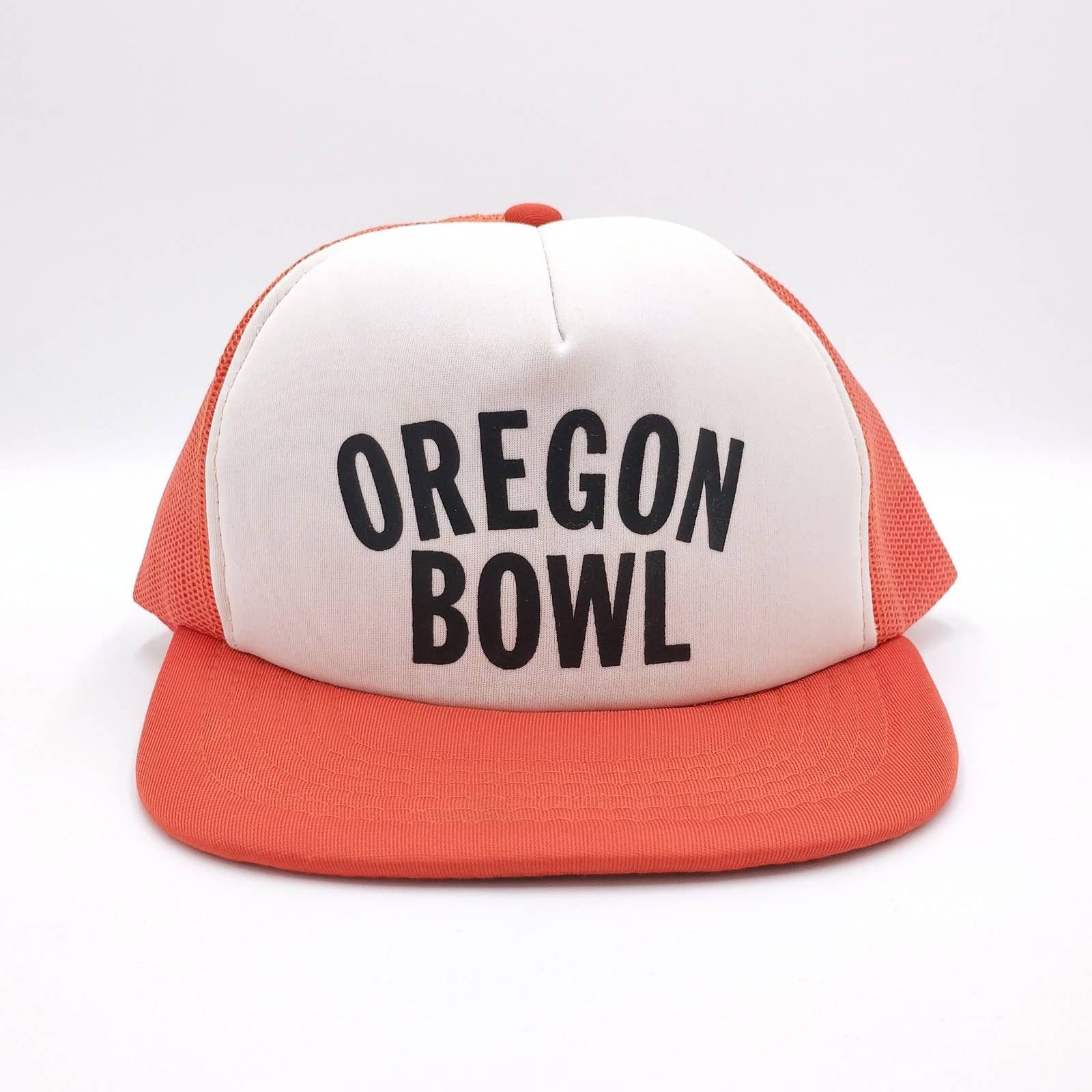 Vintage Vintage Oregon Bowl Snapback Trucker Mesh Hat 70s NCAA Size ONE SIZE - 2 Thumbnail