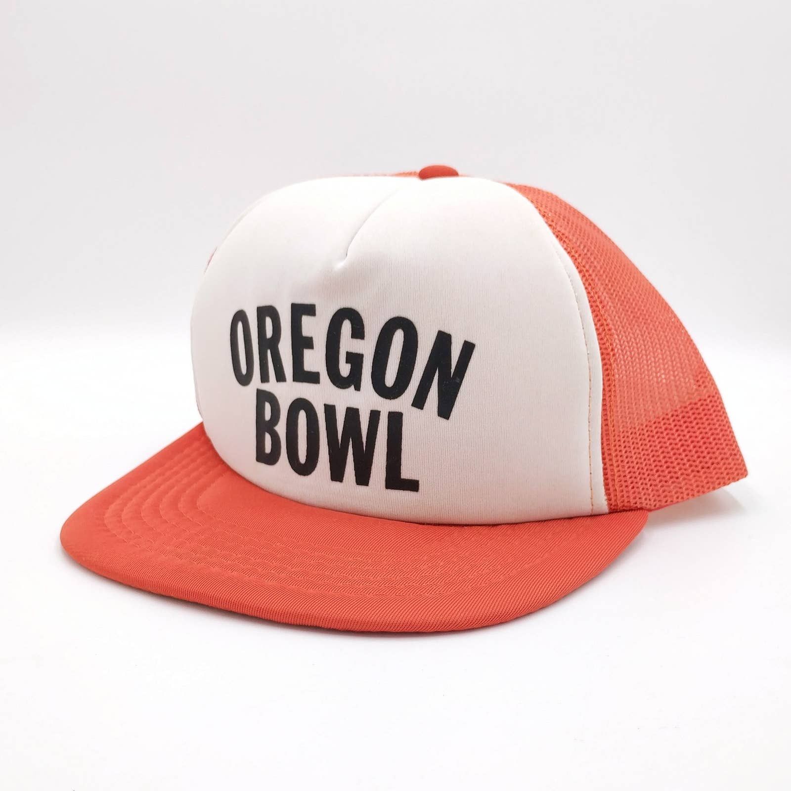 Vintage Vintage Oregon Bowl Snapback Trucker Mesh Hat 70s NCAA Size ONE SIZE - 3 Thumbnail