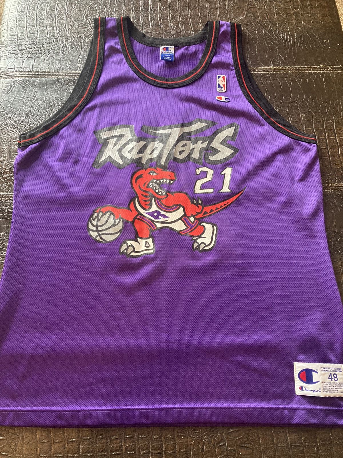 Champion Marcus Camby Champion Jersey (Toronto Raptors) | Grailed