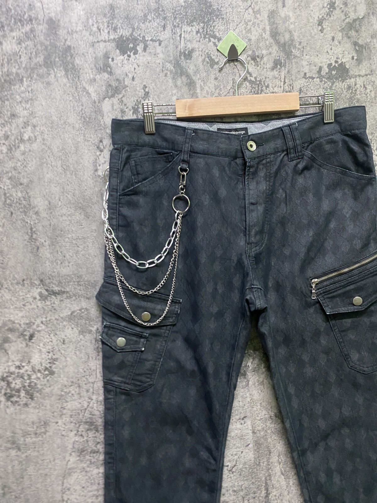 Japanese Brand SEMANTIC DESIGN Cargo Multi pocket Abstract Design pant Size US 32 / EU 48 - 4 Thumbnail