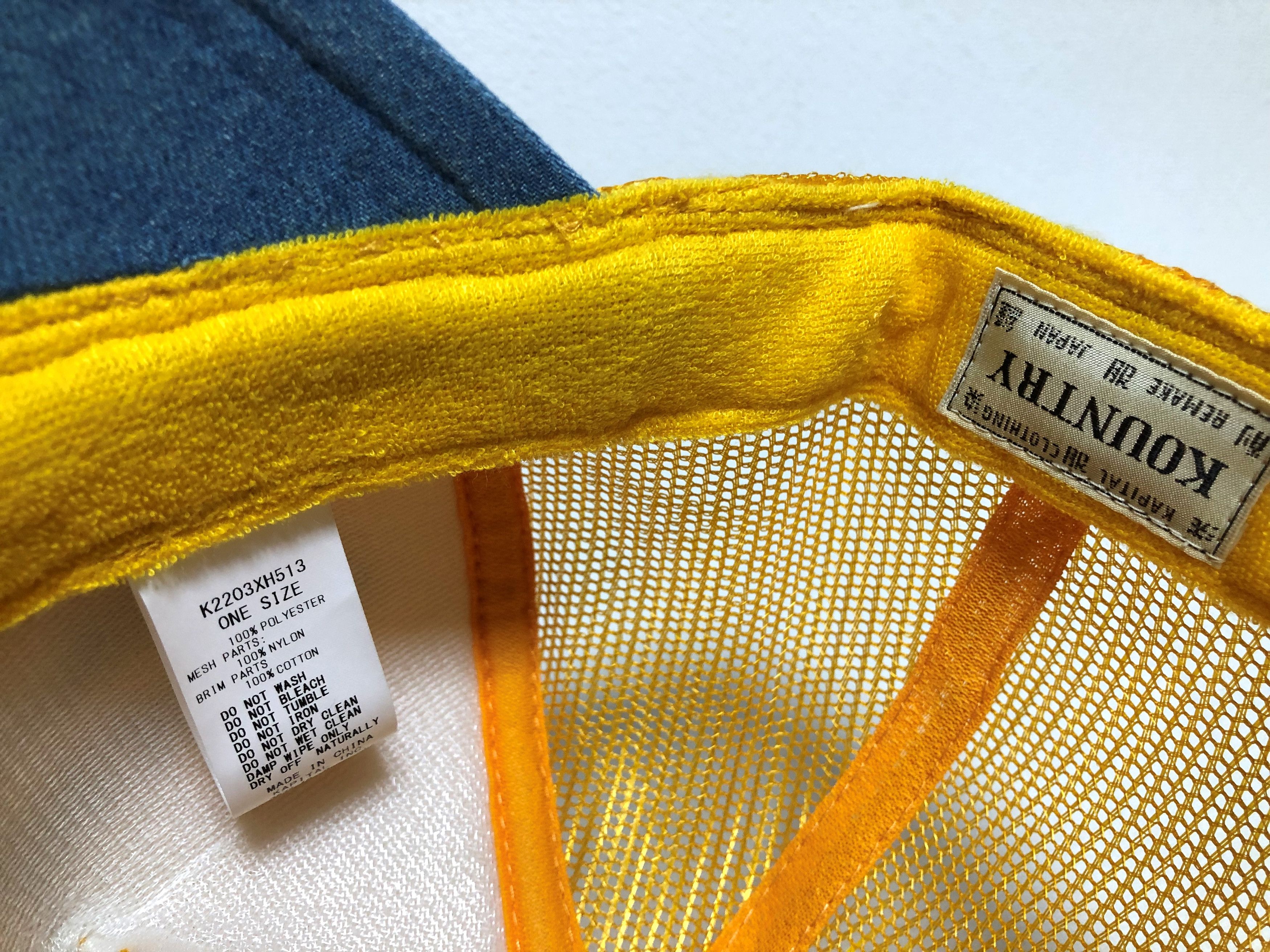 Kapital kapital DENIM REPAIR SERVICE PT denim truck cap hat trucker Size ONE SIZE - 4 Thumbnail