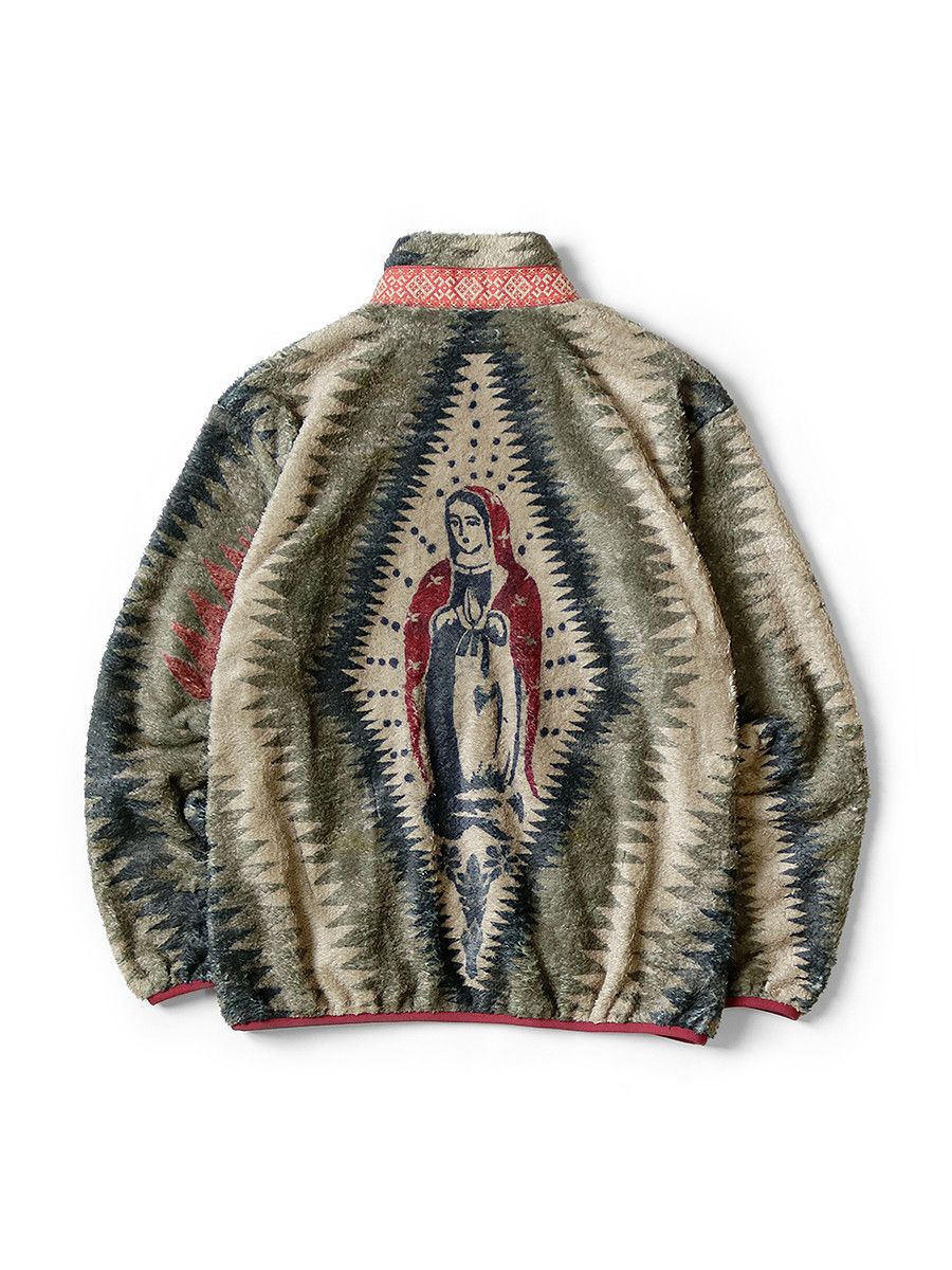 Kapital Kapital Thundermother pattern fleece ZIP jacket Size US M / EU 48-50 / 2 - 1 Thumbnail