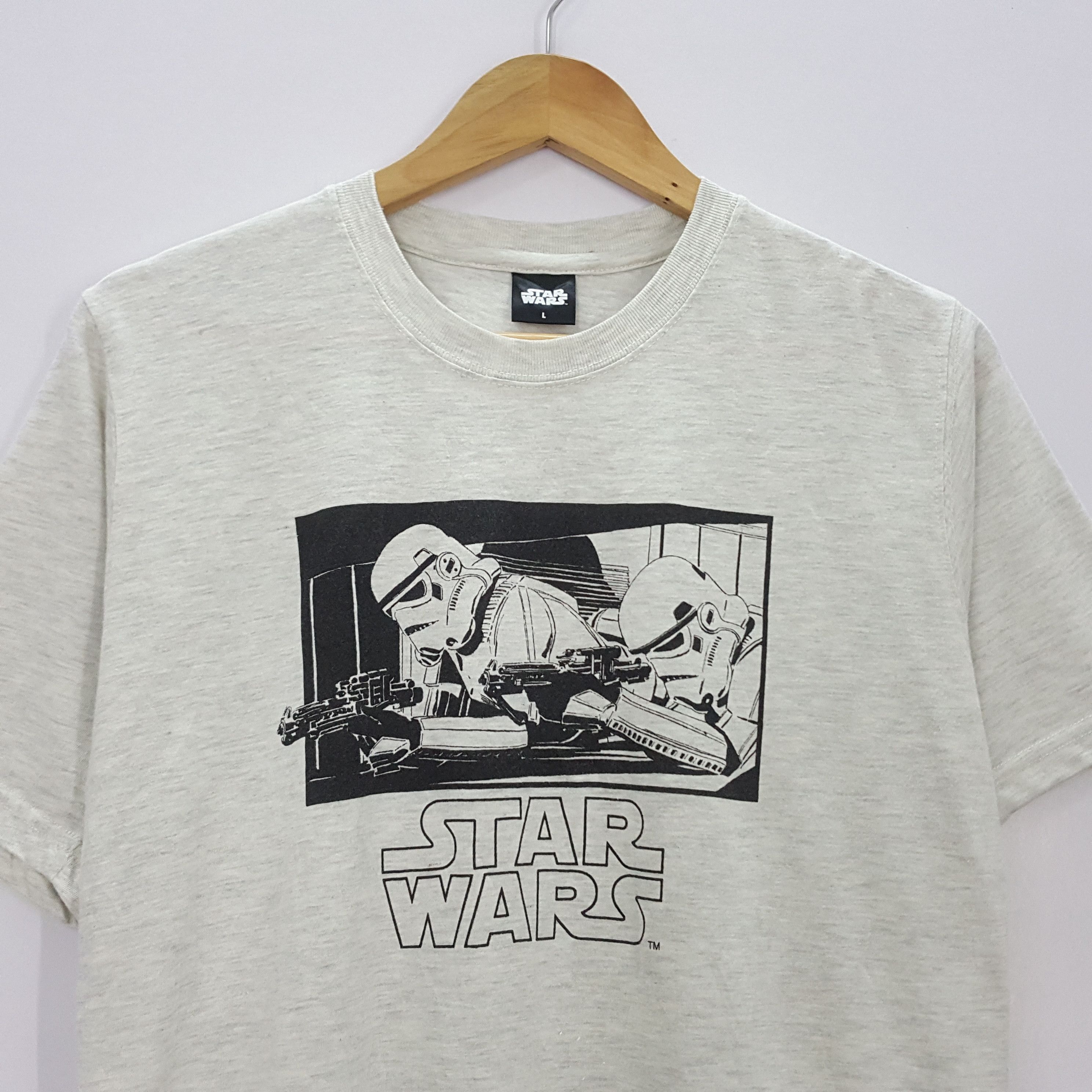 Star Wars × Vintage Vintage STAR WARS nice design t-shirt Size US M / EU 48-50 / 2 - 2 Thumbnail
