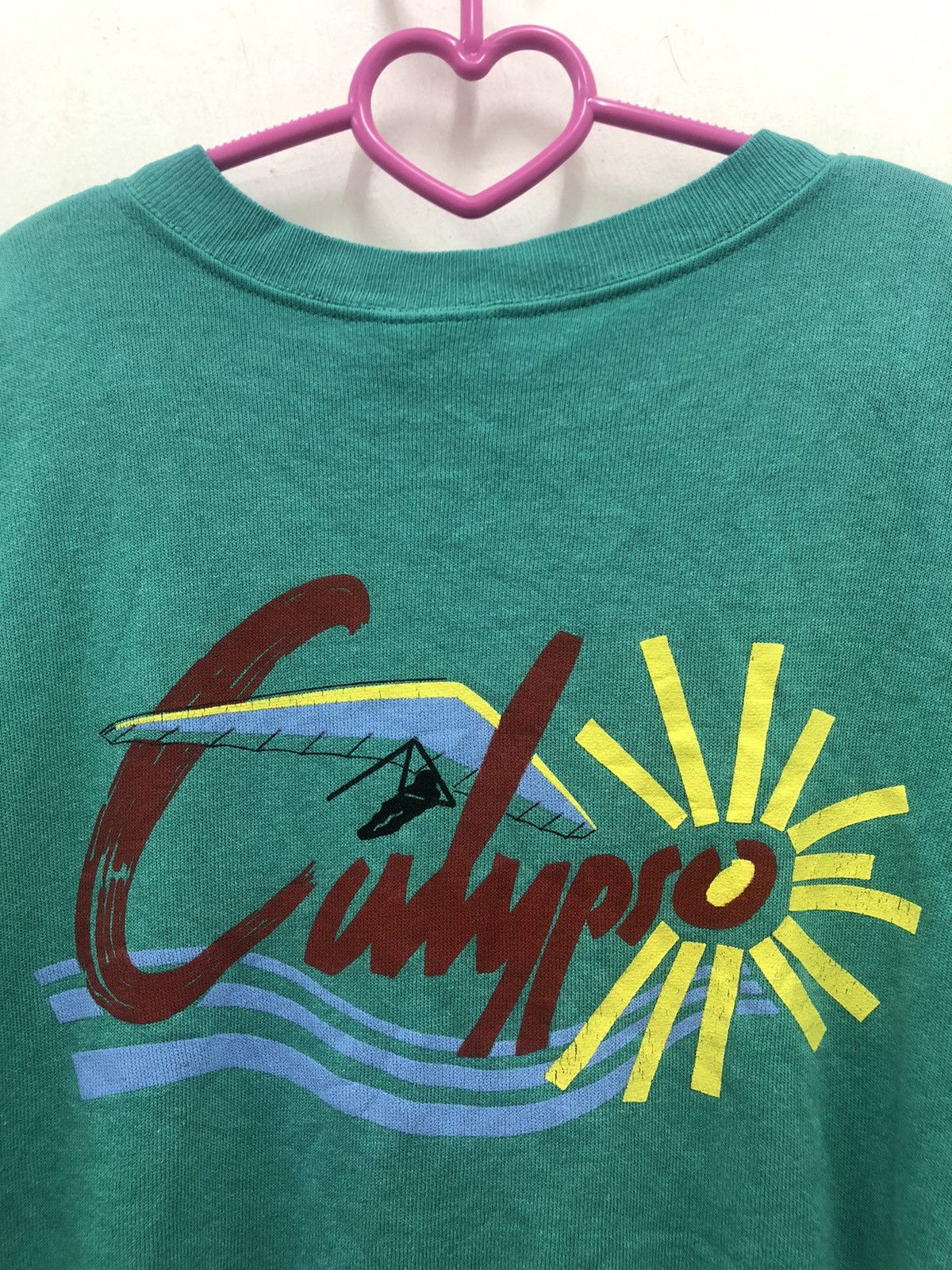 Hanes Rare 90s Vintage CALYPSO Sweatshirt Size US L / EU 52-54 / 3 - 2 Thumbnail