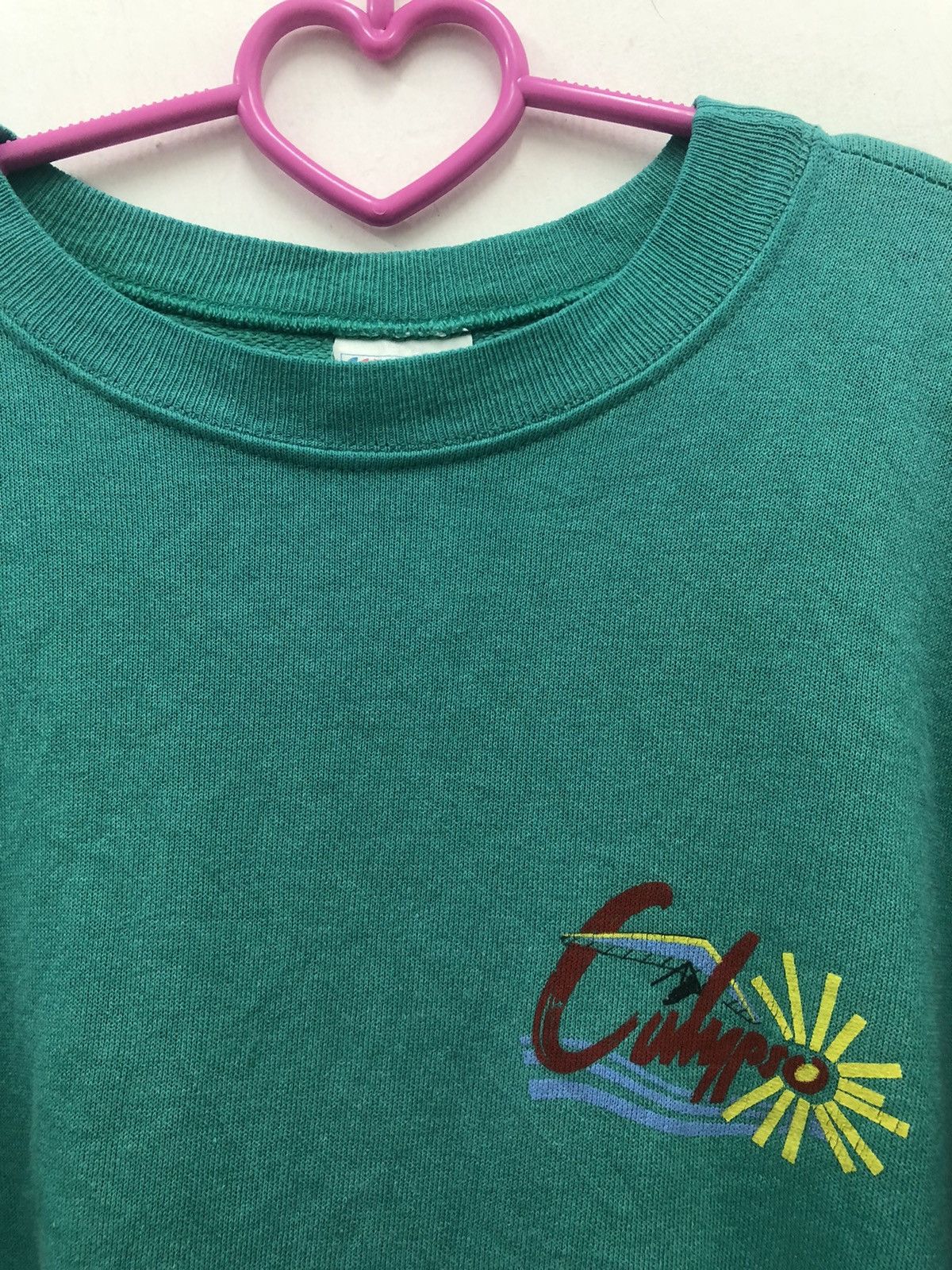 Hanes Rare 90s Vintage CALYPSO Sweatshirt Size US L / EU 52-54 / 3 - 4 Thumbnail