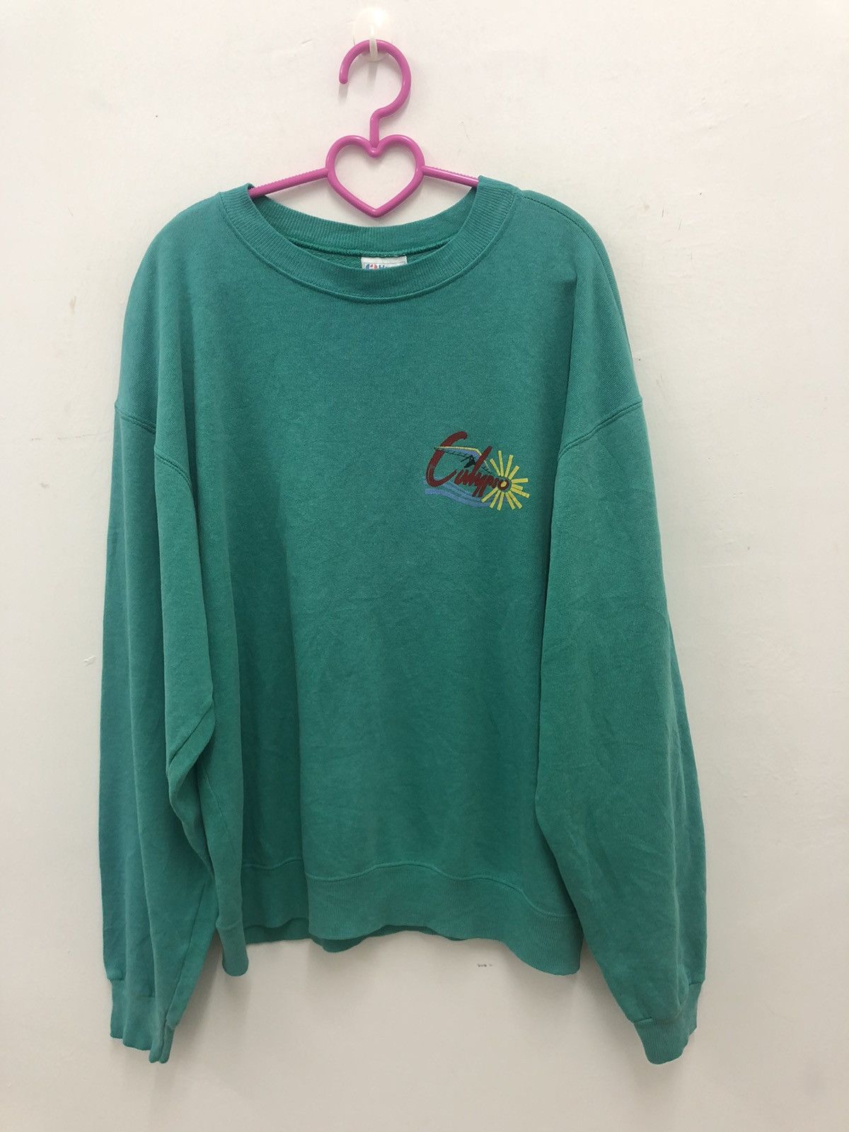 Hanes Rare 90s Vintage CALYPSO Sweatshirt Size US L / EU 52-54 / 3 - 3 Thumbnail