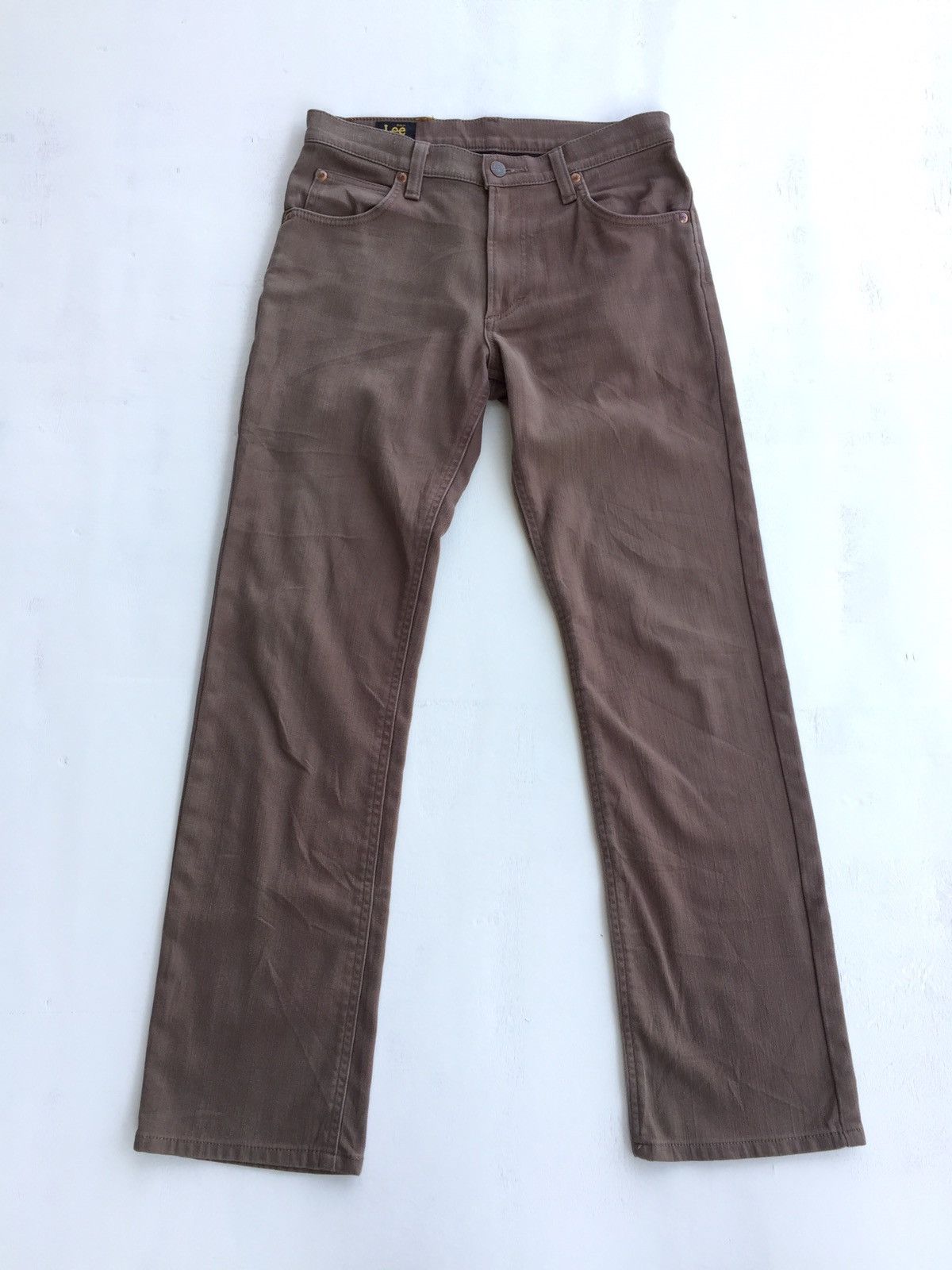 Japanese Brand × Lee Brown Lee Riders Mix Wool Jeans Size US 30 / EU 46 - 1 Thumbnail