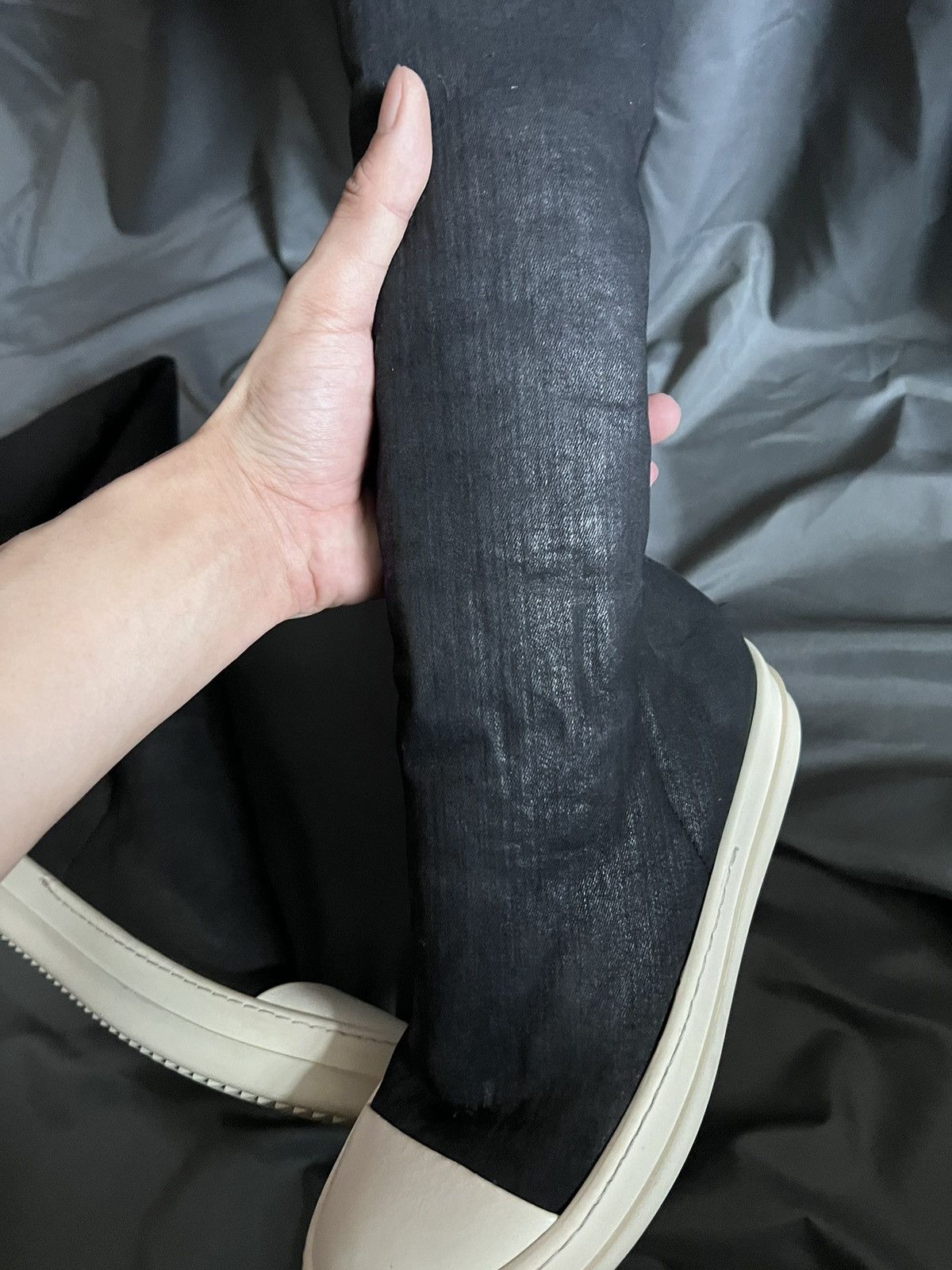 Rick Owens × Rick Owens Drkshdw Rick owens drkshdw ramones thighs boots waxed size37.5 Size US 7.5 / IT 37.5 - 4 Thumbnail