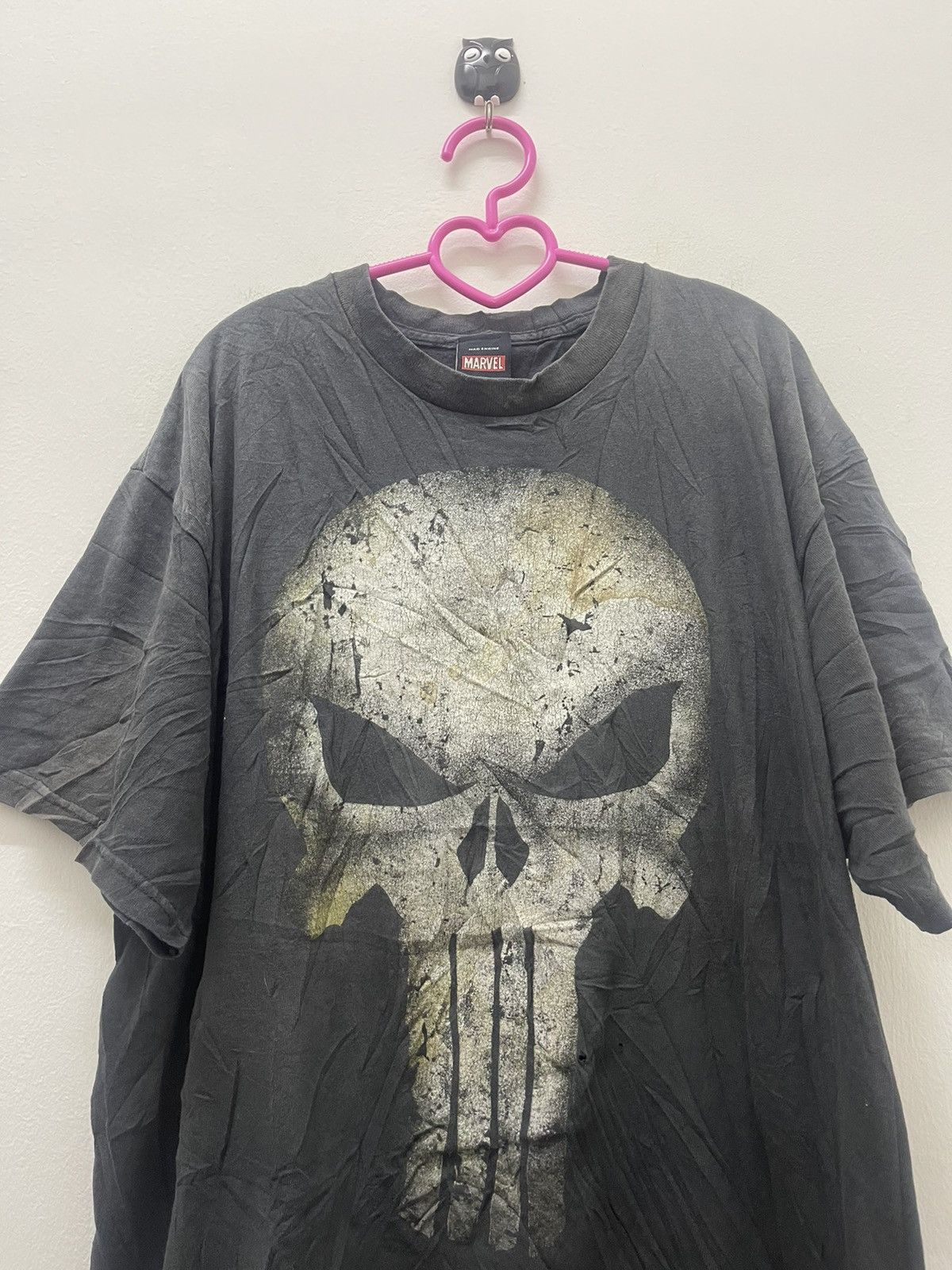 Mad Engine Rare THE PUNISHER Mad Engine Marvel Skull 2011 Promo Tee Size US XL / EU 56 / 4 - 2 Thumbnail