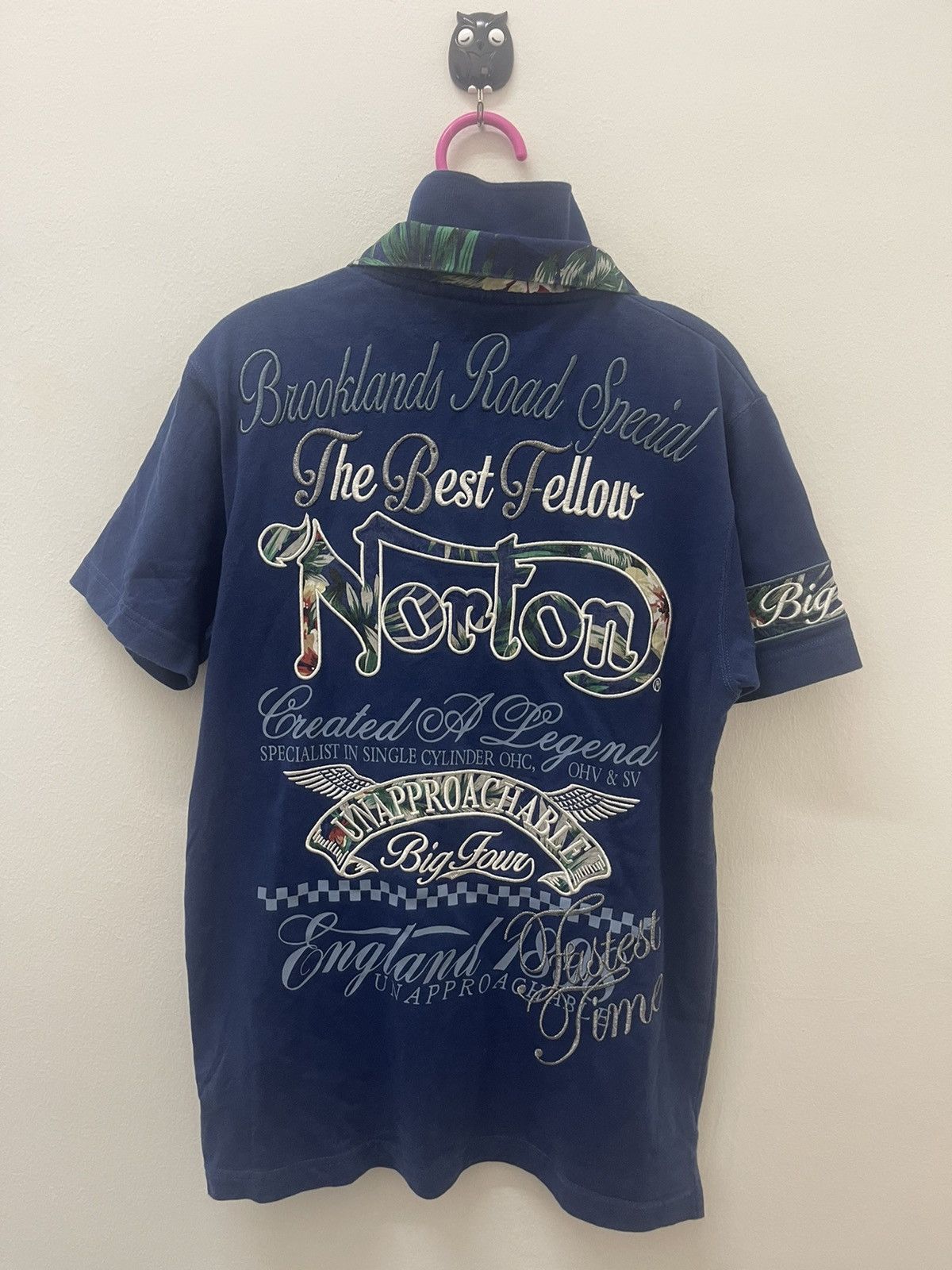 Norton Rare Vintage NORTON Unapproachable Big Four Polo Size US M / EU 48-50 / 2 - 2 Thumbnail