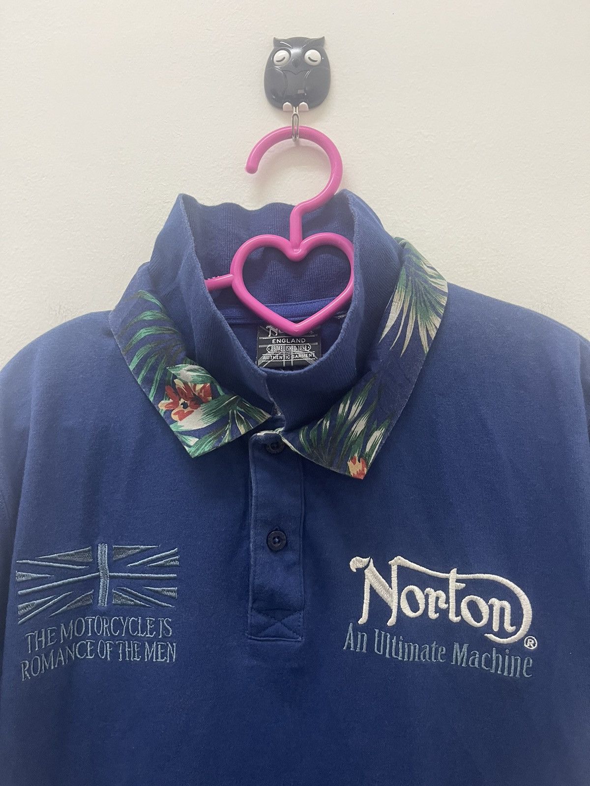 Norton Rare Vintage NORTON Unapproachable Big Four Polo Size US M / EU 48-50 / 2 - 9 Thumbnail