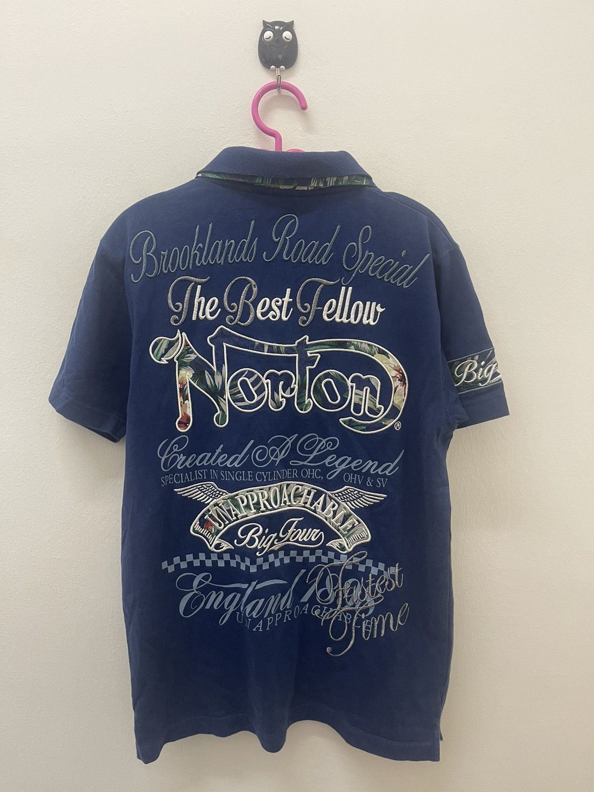 Norton Rare Vintage NORTON Unapproachable Big Four Polo Size US M / EU 48-50 / 2 - 1 Thumbnail