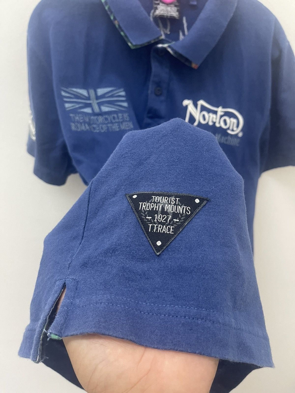 Norton Rare Vintage NORTON Unapproachable Big Four Polo Size US M / EU 48-50 / 2 - 7 Thumbnail