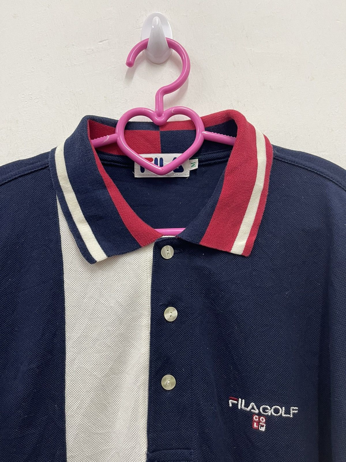 Fila Rare Vintage FILA GOLF Long Sleeve Polo Shirt Size US M / EU 48-50 / 2 - 2 Thumbnail