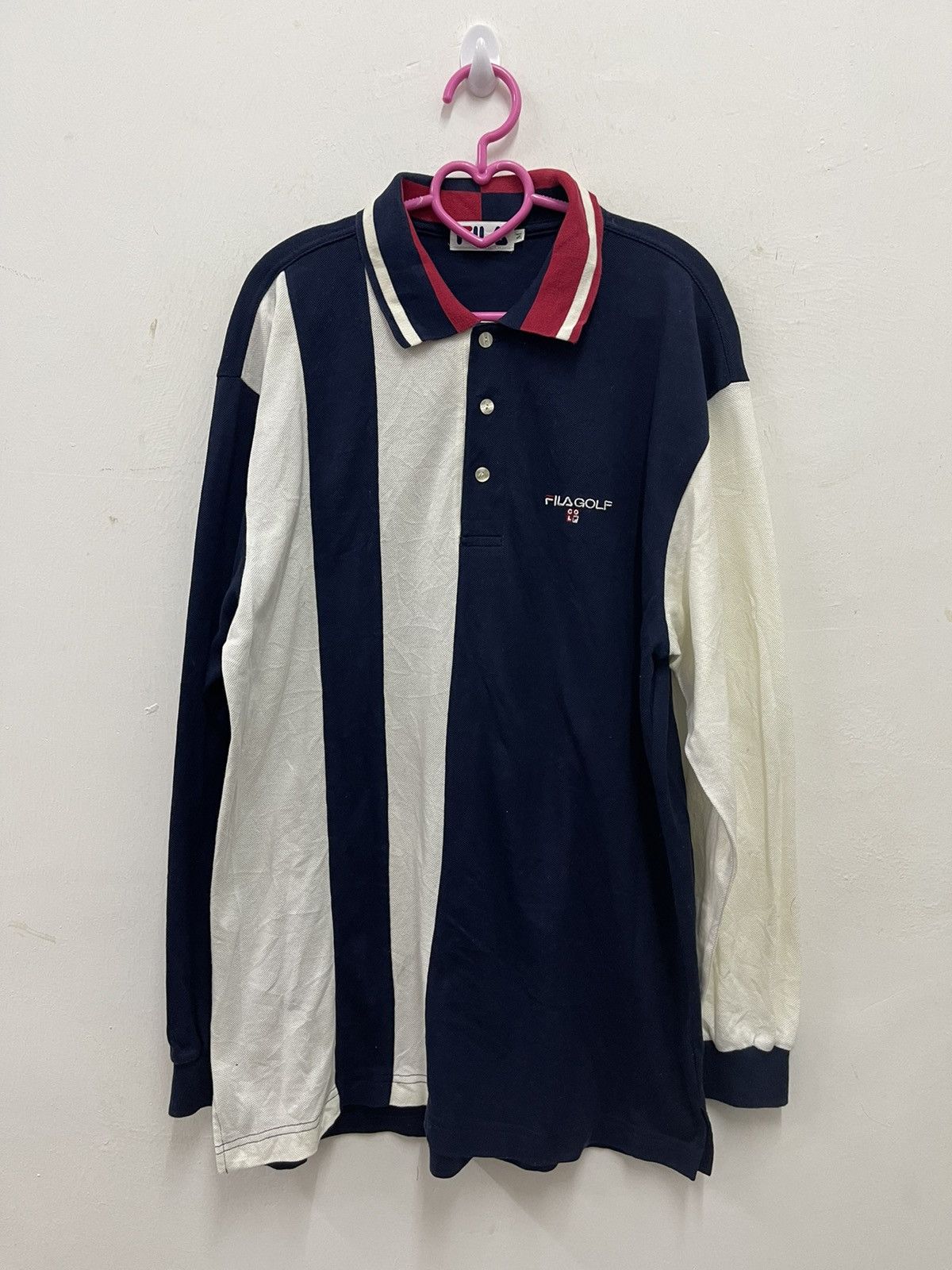 Fila Rare Vintage FILA GOLF Long Sleeve Polo Shirt Size US M / EU 48-50 / 2 - 1 Thumbnail