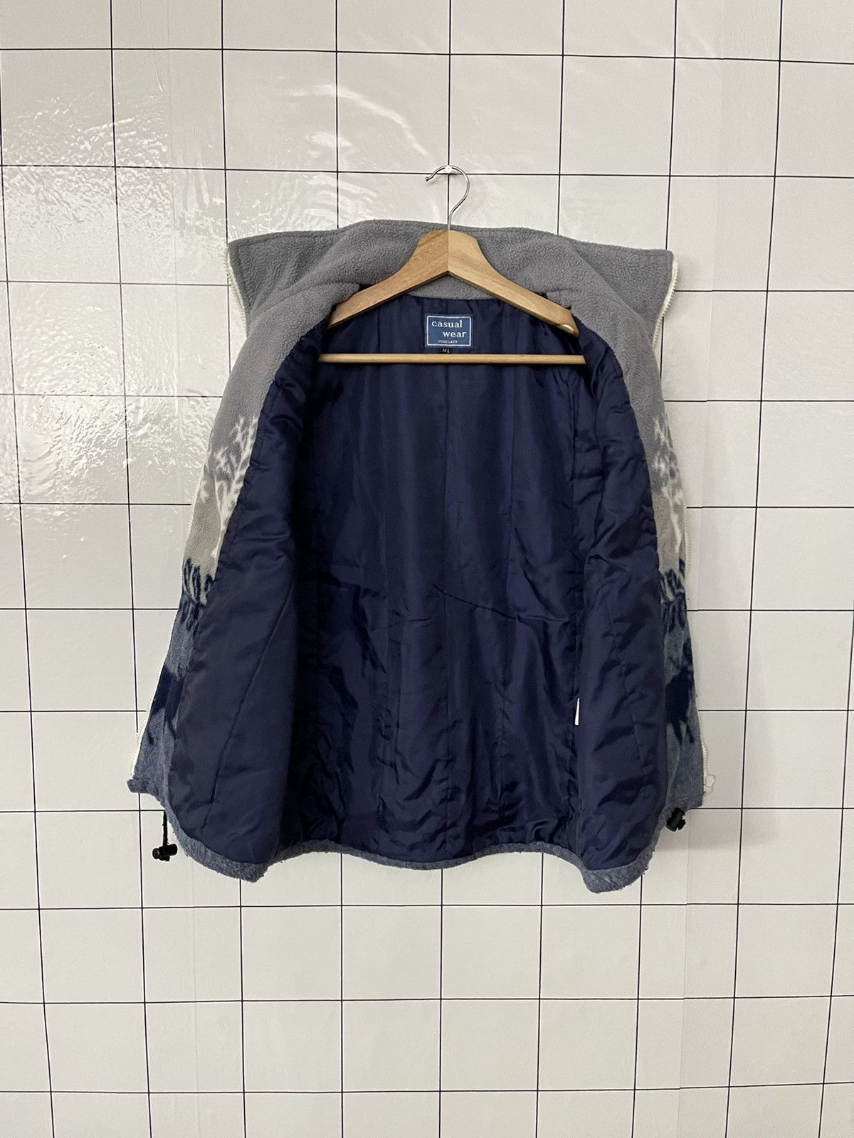 Japanese Brand × Vintage Vintage Natural Animal Fleece Zipper Sleeveless Size US M / EU 48-50 / 2 - 3 Thumbnail