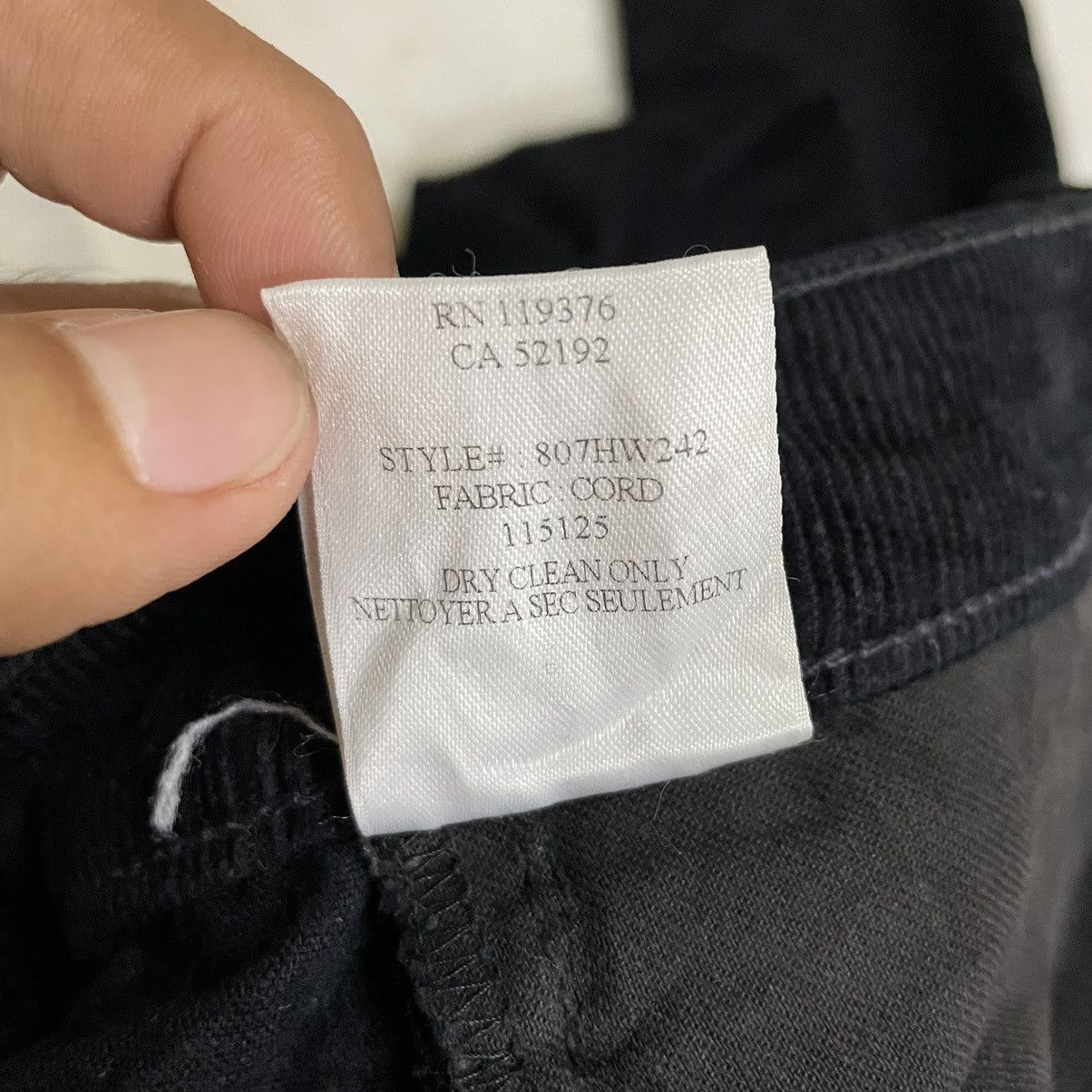 Helmut Lang ORIGINAL SKINNY CURDUROY HELMUT LANG NEW YORK (26×35) Size US 27 - 4 Thumbnail