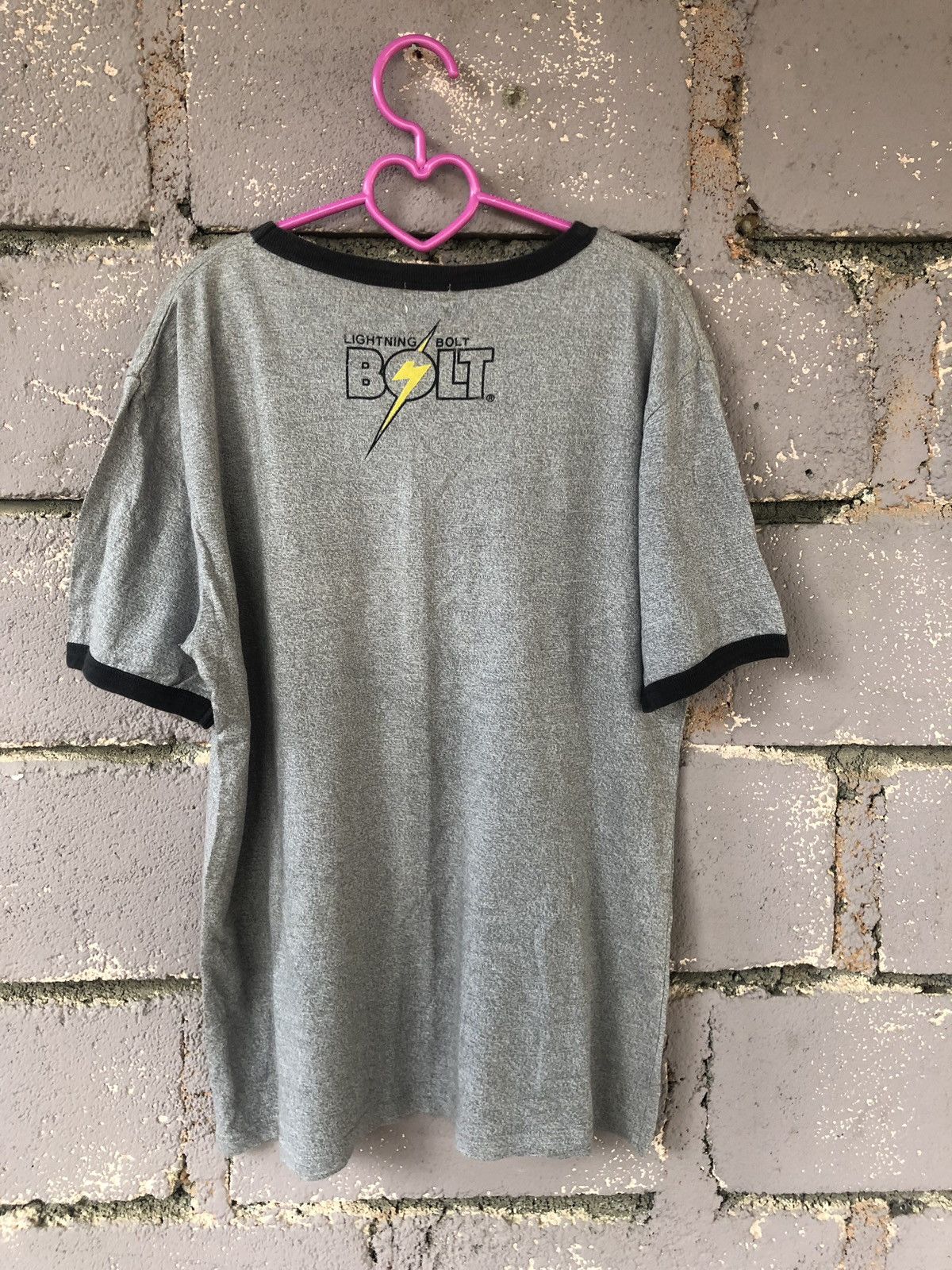 Lightning Bolt Rare Vintage Lightning Bolt Ringer Shirt Size US L / EU 52-54 / 3 - 3 Thumbnail
