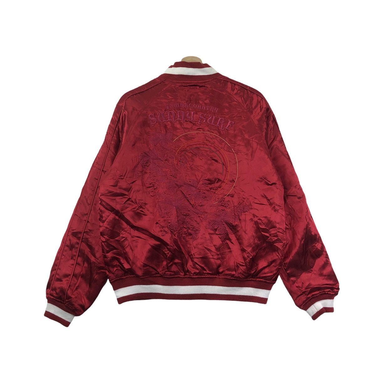 SUKAJAN DRAGON TOWN COUNTRY Surf Embroidery Bombers Jacket