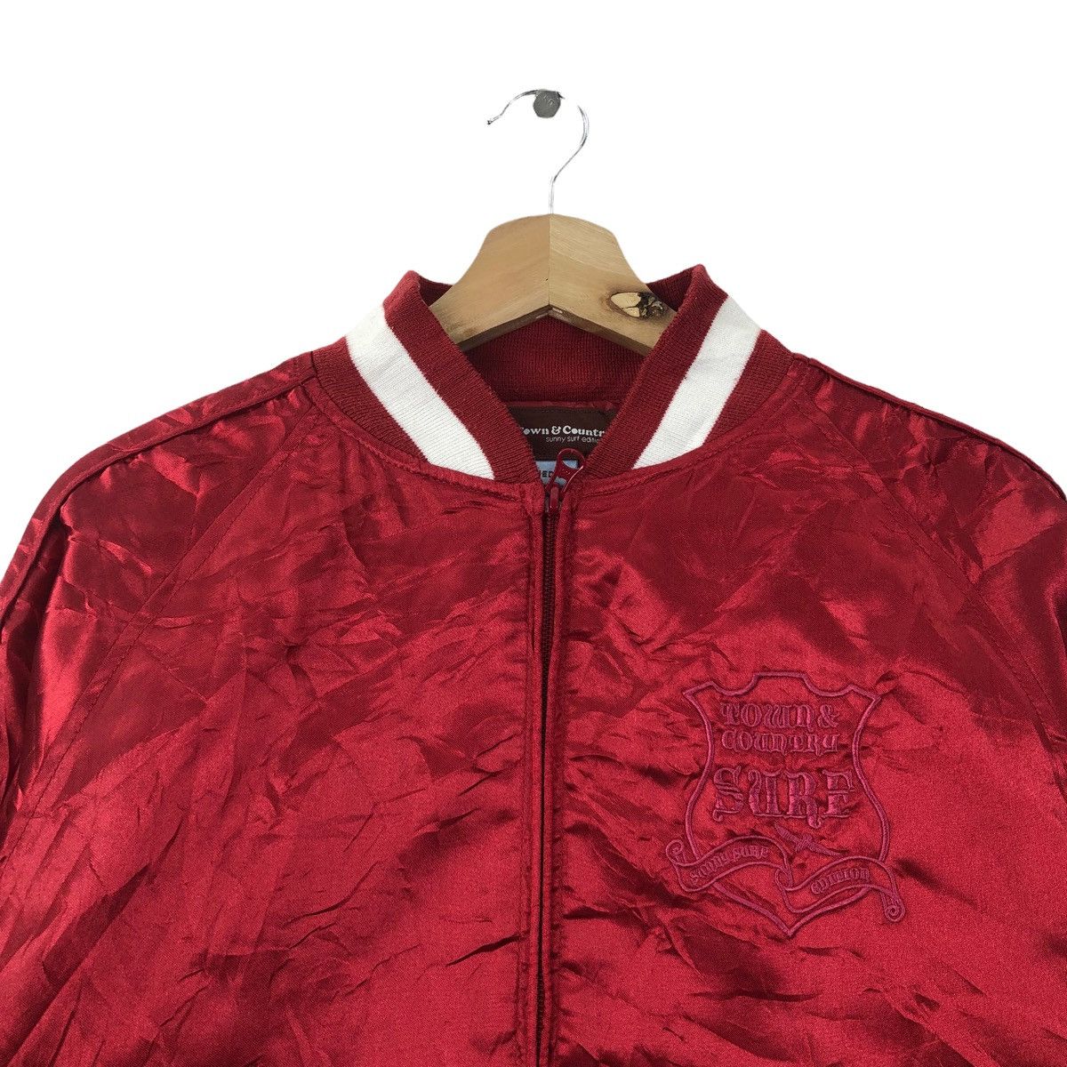 SUKAJAN DRAGON TOWN COUNTRY Surf Embroidery Bombers Jacket
