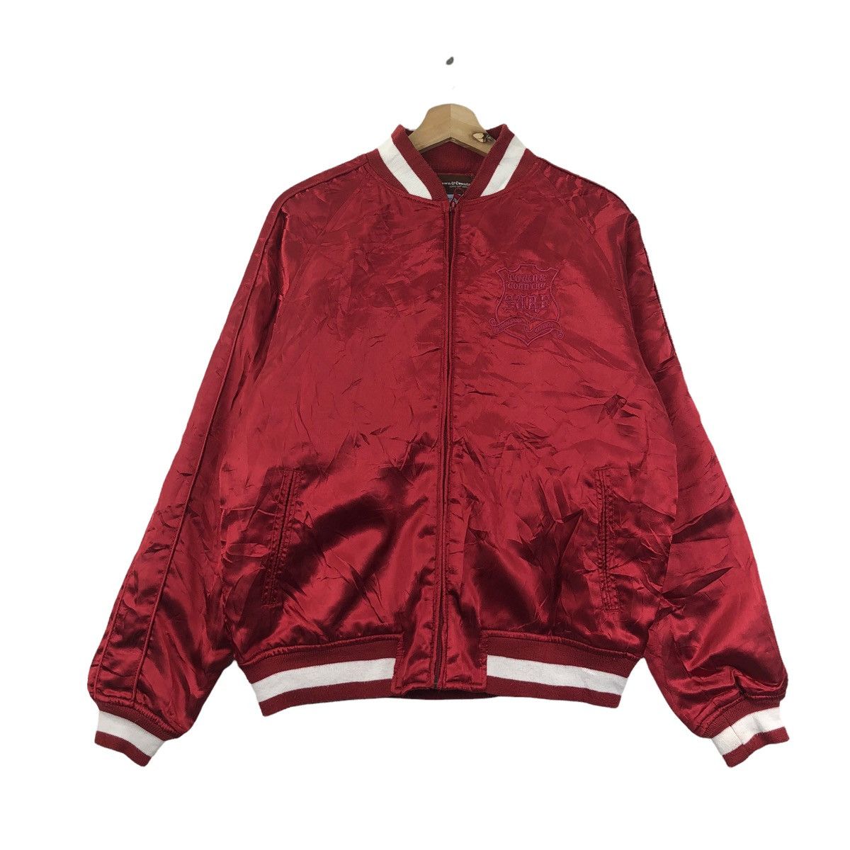 SUKAJAN DRAGON TOWN COUNTRY Surf Embroidery Bombers Jacket