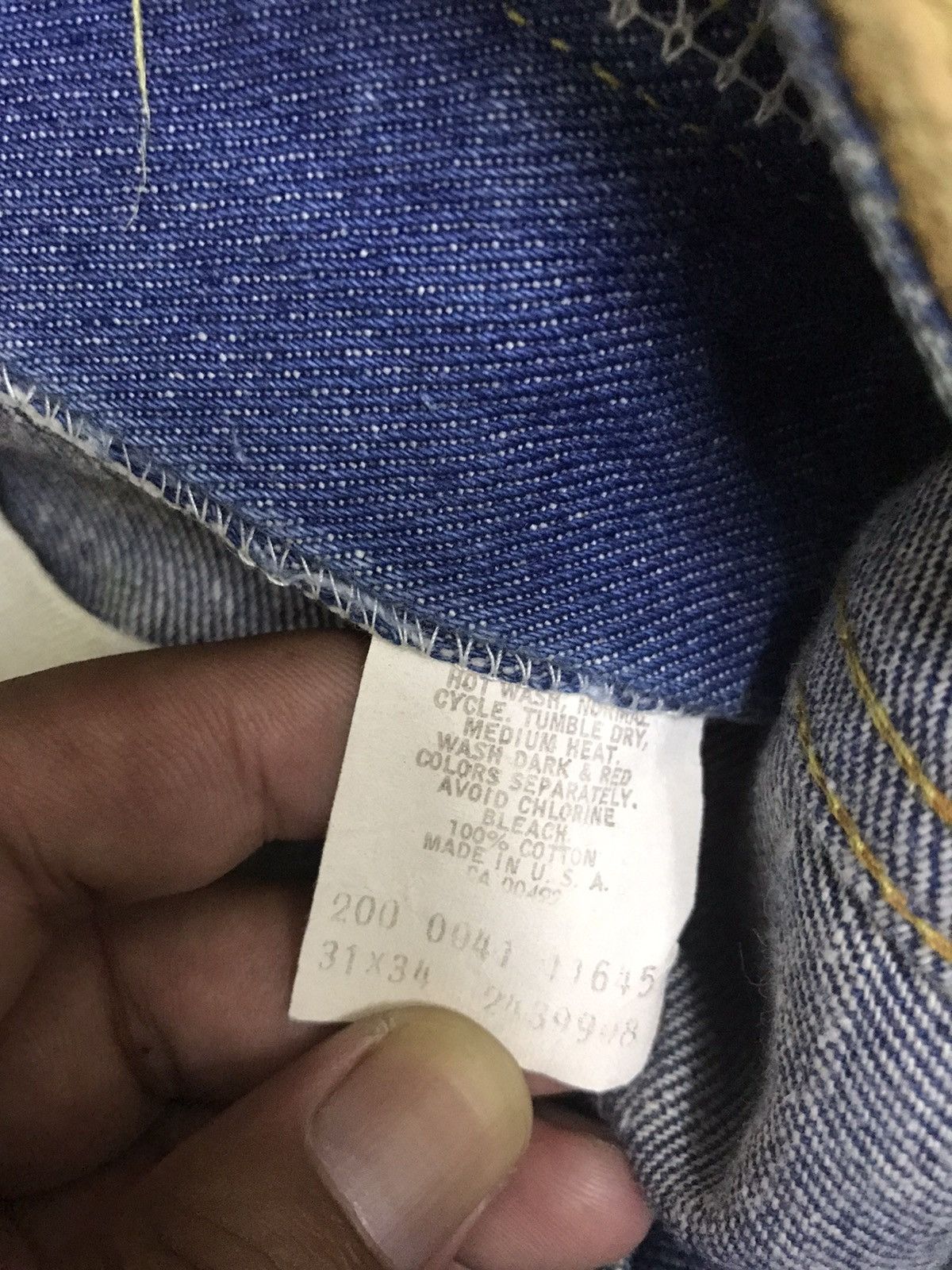 Lee Vintage 70s Lee Very Rare Archival USA Made Denim Size US 31 - 13 Thumbnail
