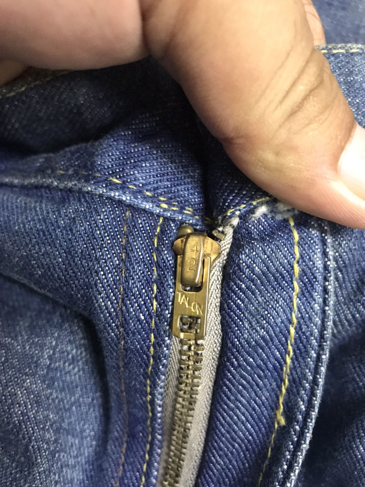 Lee Vintage 70s Lee Very Rare Archival USA Made Denim Size US 31 - 6 Thumbnail