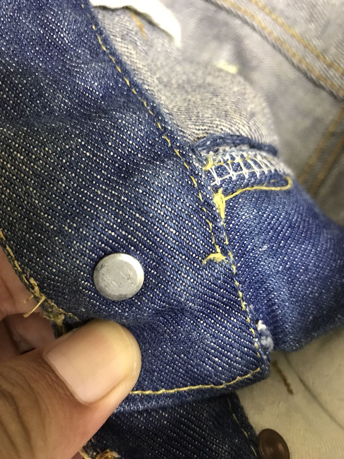 Lee Vintage 70s Lee Very Rare Archival USA Made Denim Size US 31 - 7 Thumbnail