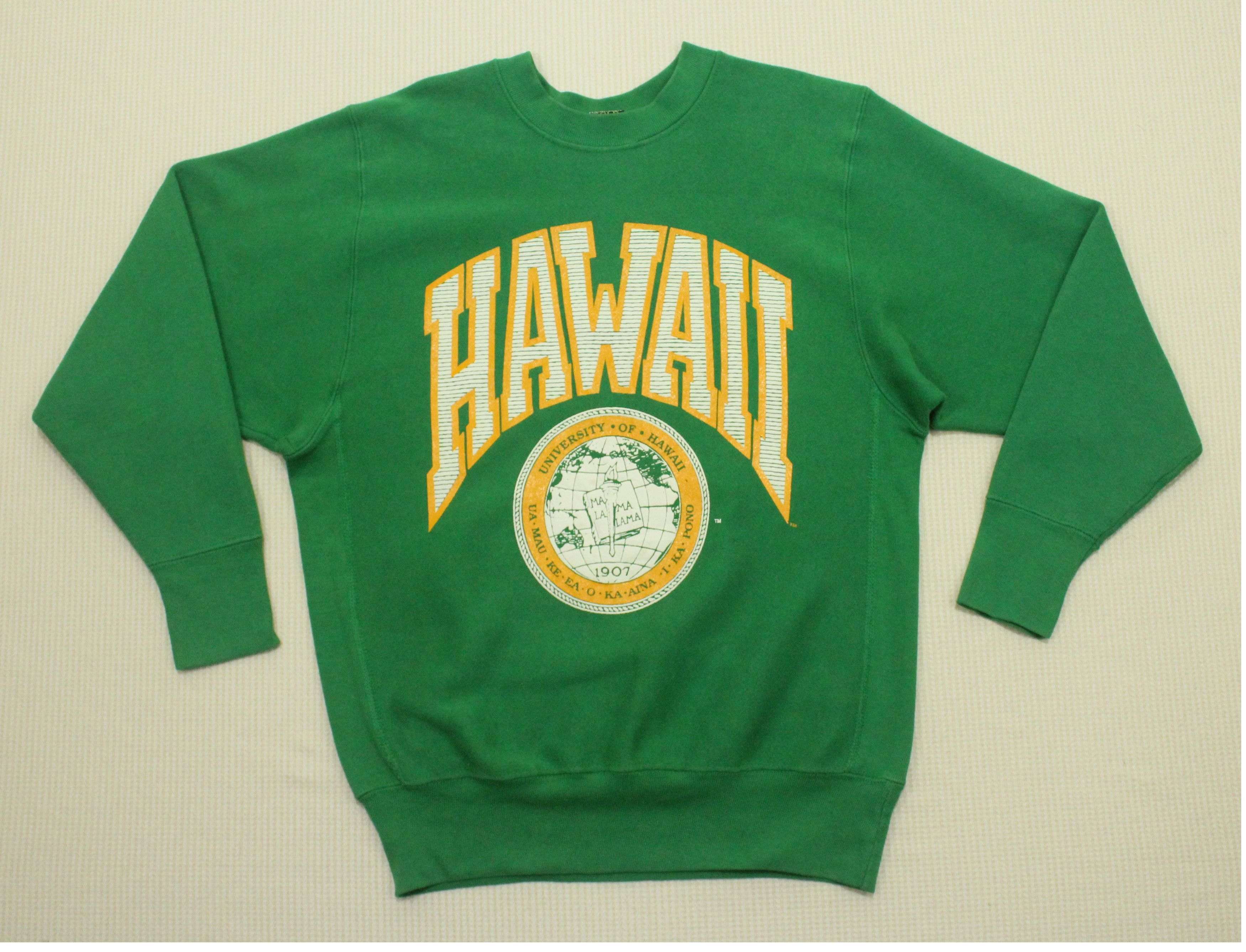 Vintage Vintage UNIVERSITY OF HAWAII Sweatshirt Size US M / EU 48-50 / 2 - 2 Thumbnail