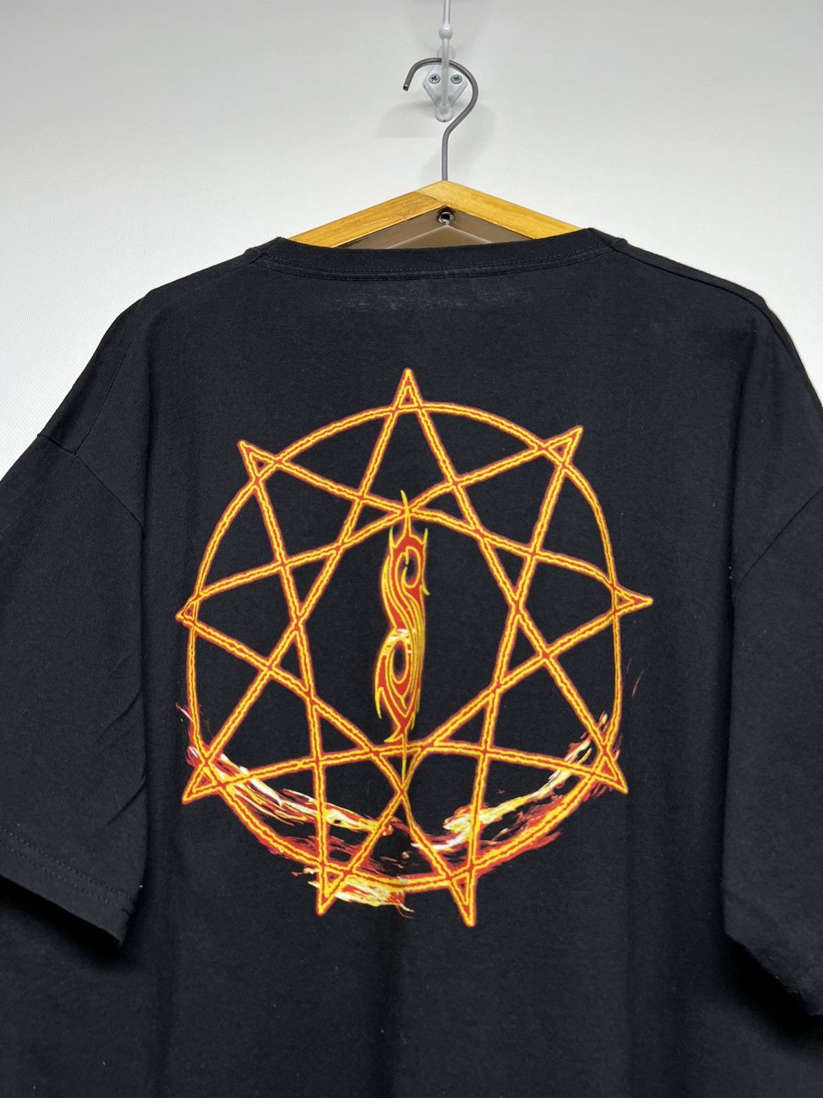 Band Tees × Slipknot × Vintage Vintage Y2k Slipknot Antennas To Hell Big Logo T-Shirt 00’s Size US XL / EU 56 / 4 - 6 Thumbnail
