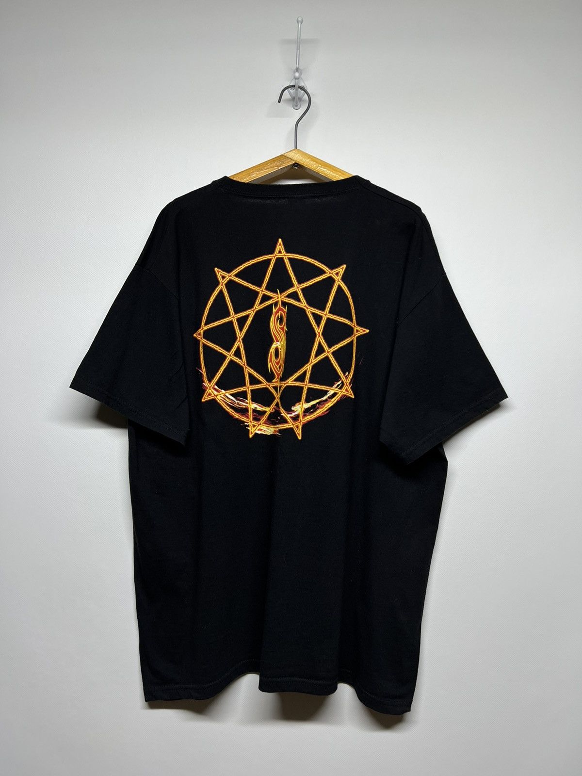 Band Tees × Slipknot × Vintage Vintage Y2k Slipknot Antennas To Hell Big Logo T-Shirt 00’s Size US XL / EU 56 / 4 - 5 Thumbnail