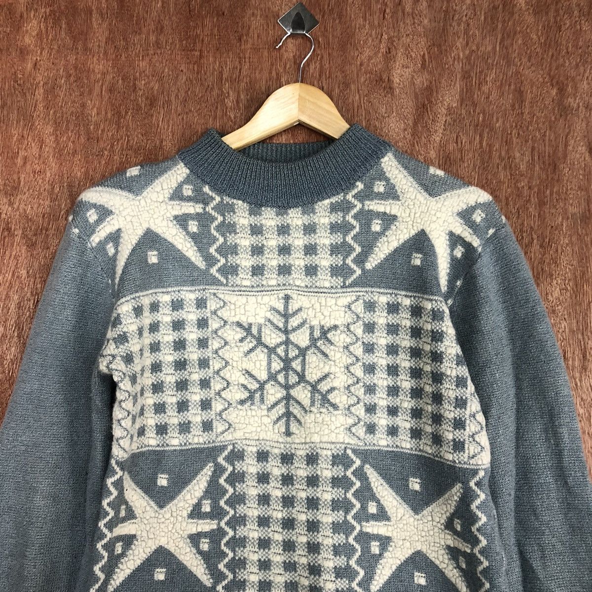Homespun Knitwear DL Juria art checkered vintage Knitwear #c731 Size US M / EU 48-50 / 2 - 2 Thumbnail