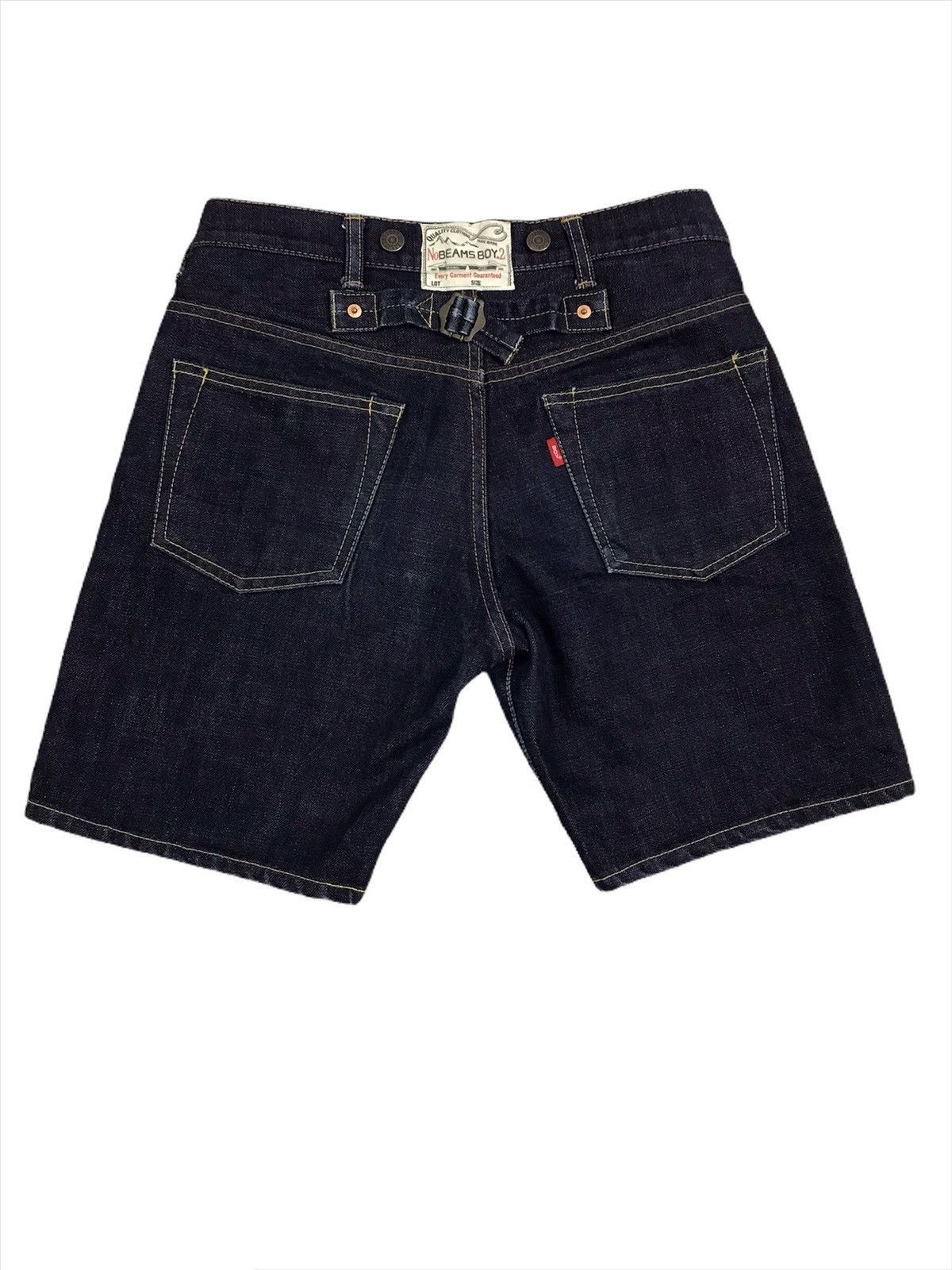 Beams Plus × Japanese Brand Japan Beams Boy Suspander Button Selvedge Short Denim Size US 30 / EU 46 - 1 Thumbnail