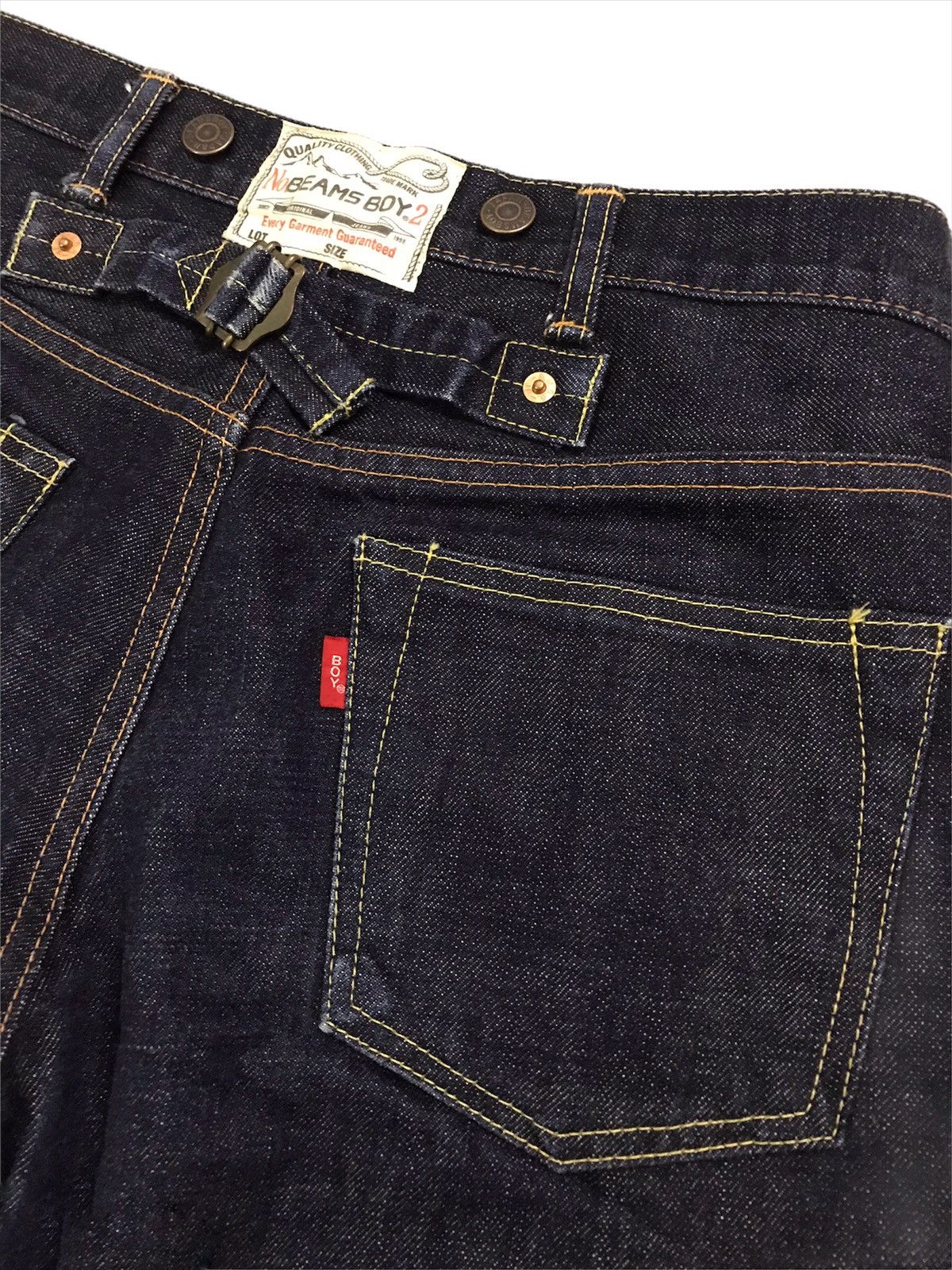 Beams Plus × Japanese Brand Japan Beams Boy Suspander Button Selvedge Short Denim Size US 30 / EU 46 - 5 Thumbnail