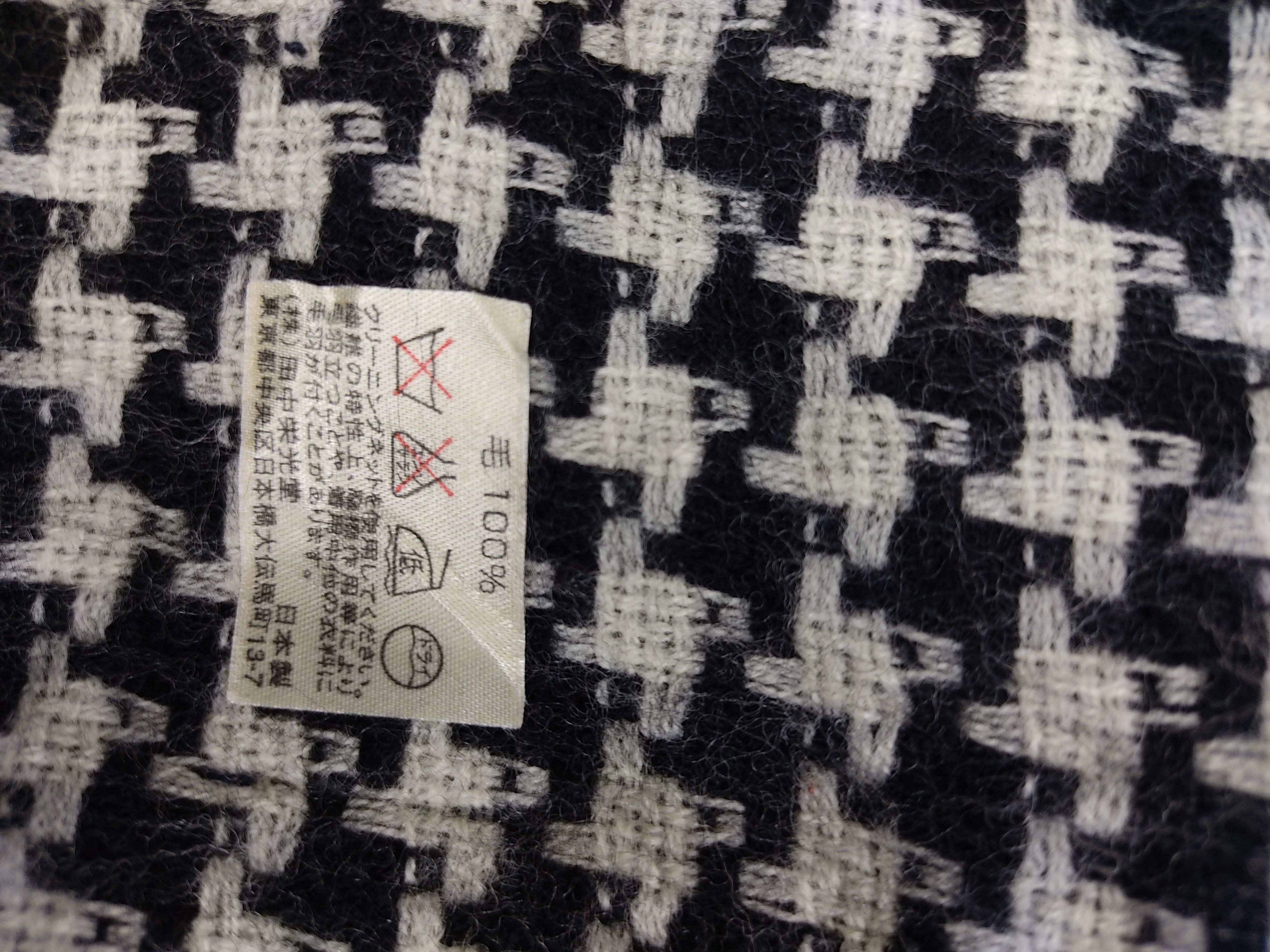 Chaps Ralph Lauren Chaps Ralph Lauren Black White Scarf Muffler Neck Wear Size ONE SIZE - 4 Thumbnail