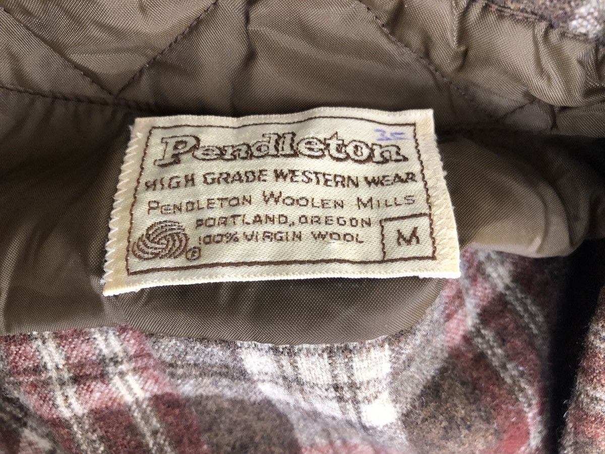 Pendleton Vintage 70s Pendleton Wool Plaid Western Shirt Size US M / EU 48-50 / 2 - 13 Thumbnail
