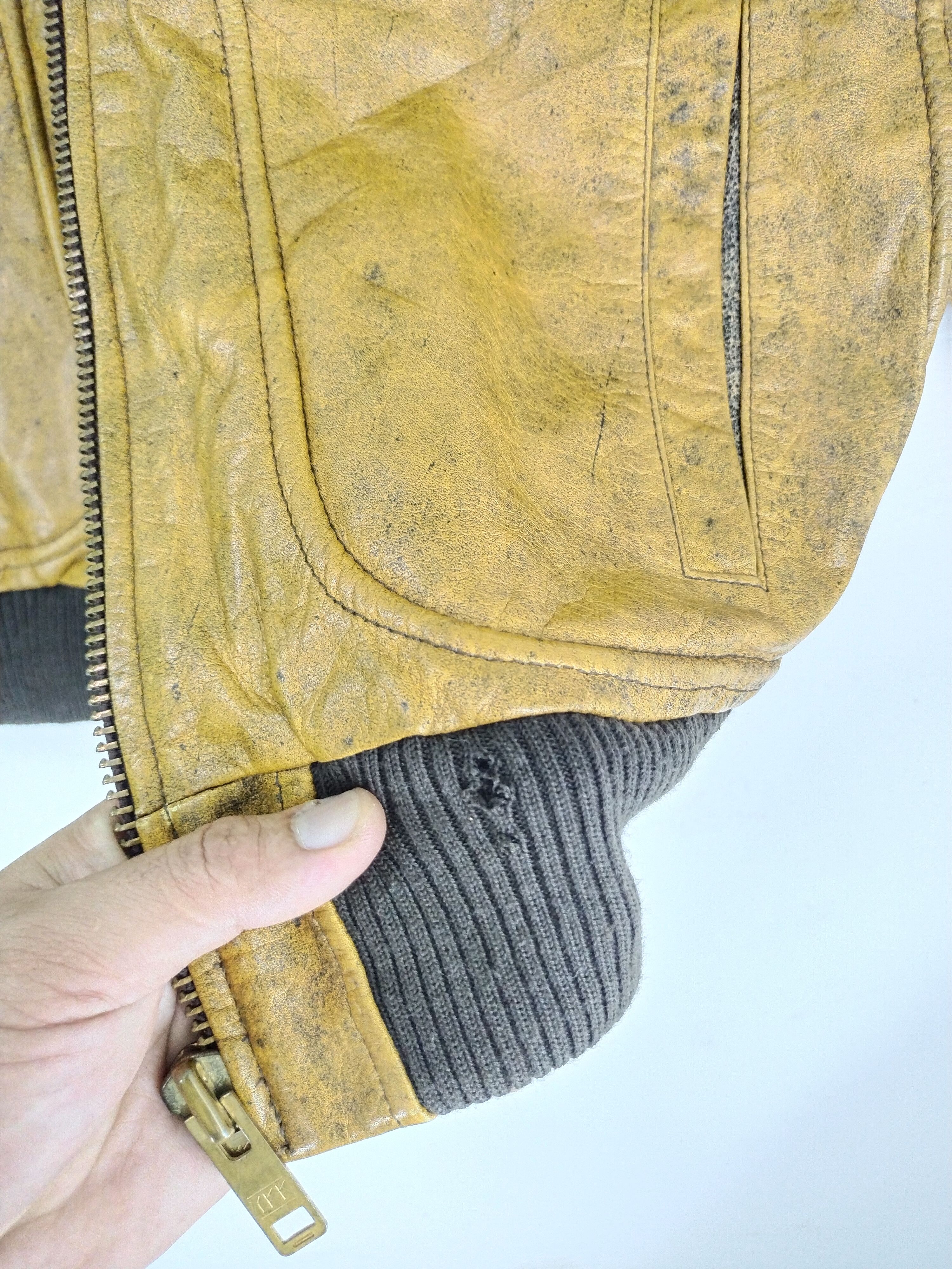 Leather Vintage INDEFINI 1930 Feeling Of Light Leather Jacket Size US M / EU 48-50 / 2 - 14 Thumbnail