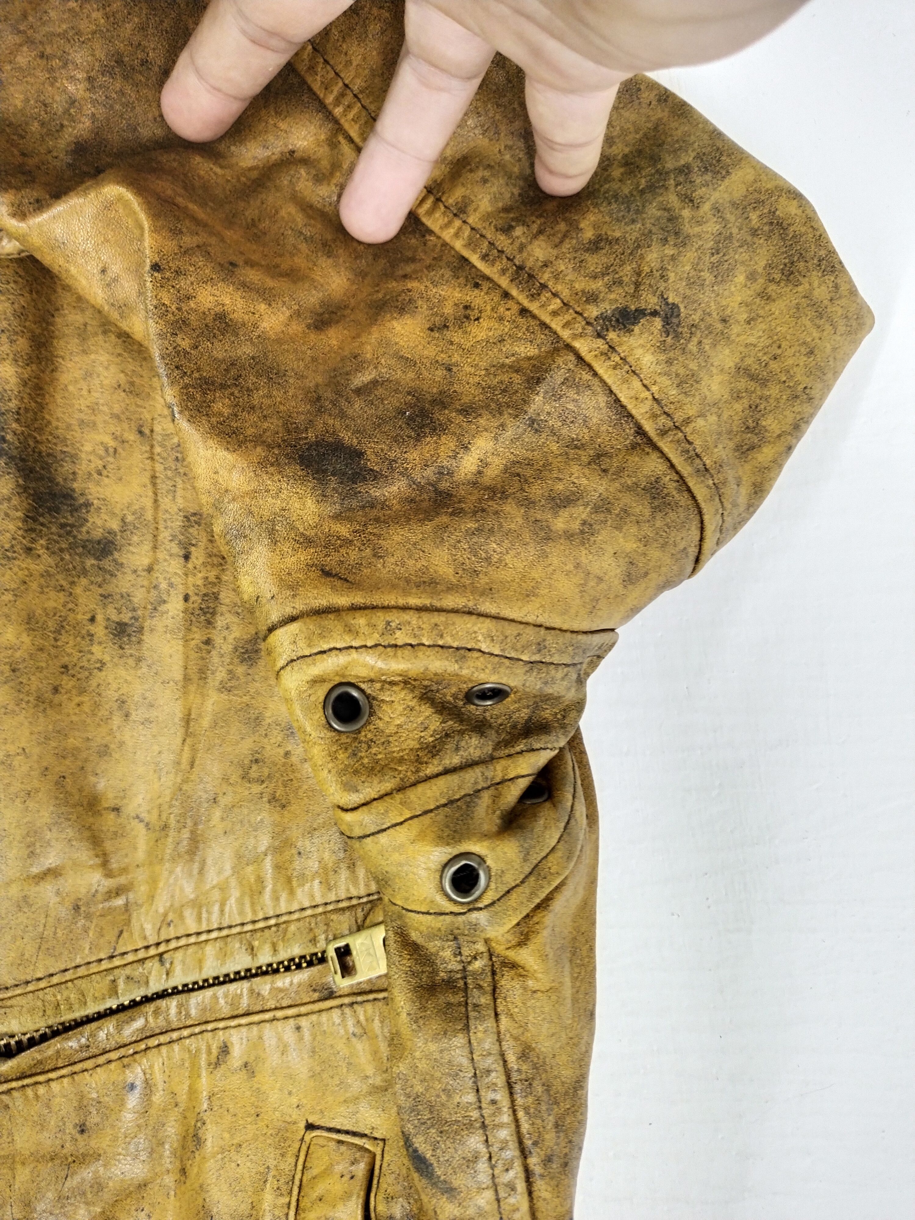 Leather Vintage INDEFINI 1930 Feeling Of Light Leather Jacket Size US M / EU 48-50 / 2 - 5 Thumbnail