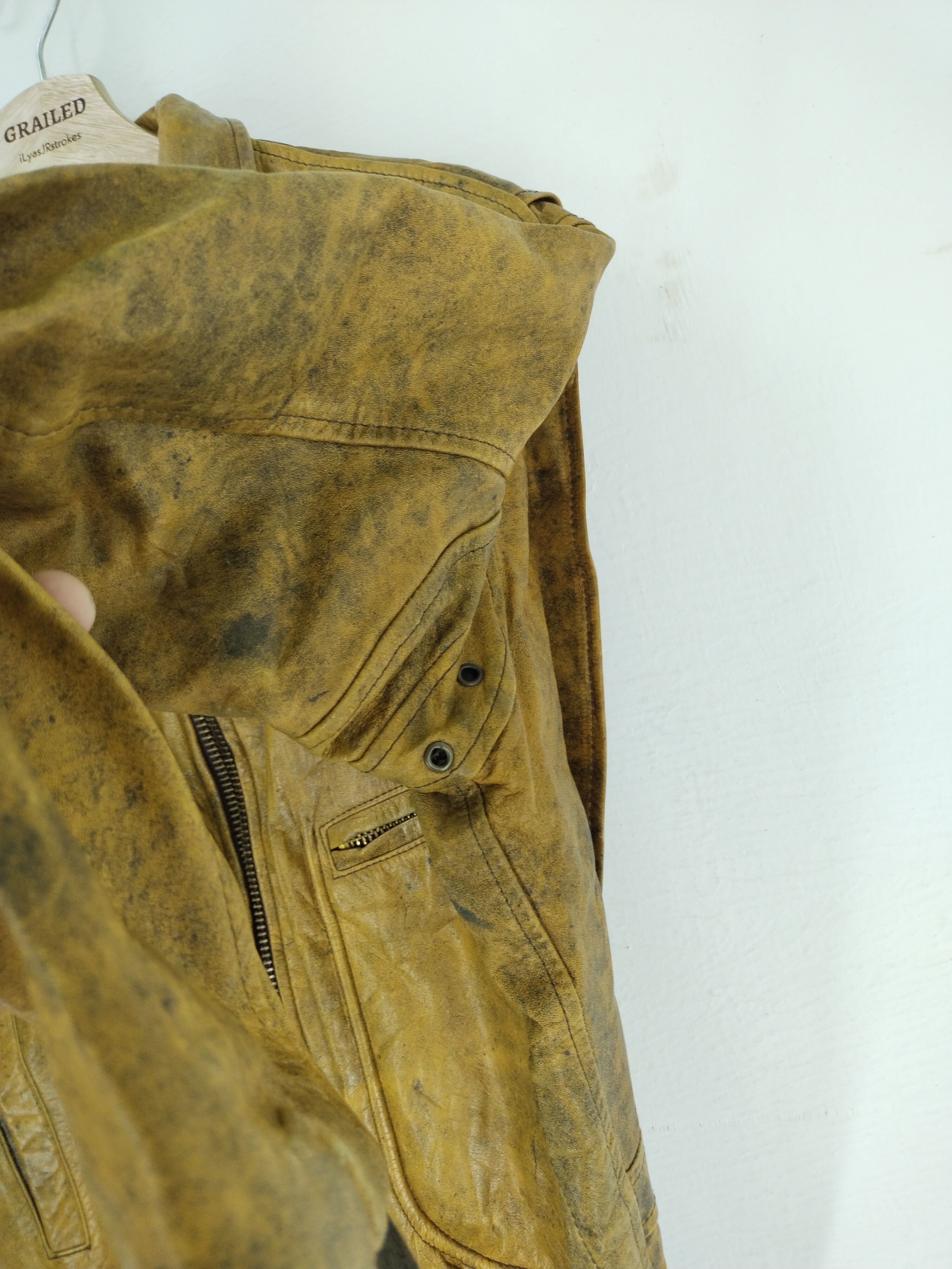 Leather Vintage INDEFINI 1930 Feeling Of Light Leather Jacket Size US M / EU 48-50 / 2 - 4 Thumbnail