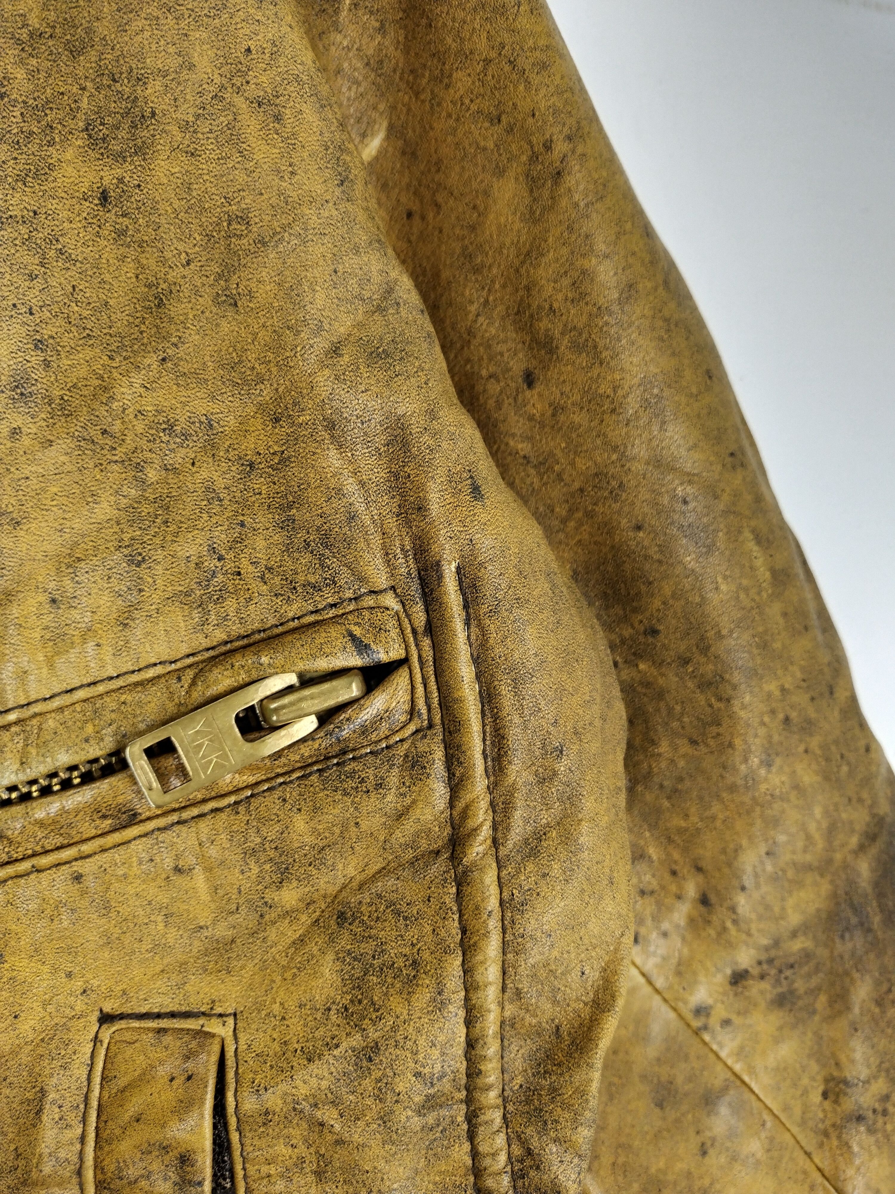 Leather Vintage INDEFINI 1930 Feeling Of Light Leather Jacket Size US M / EU 48-50 / 2 - 9 Thumbnail