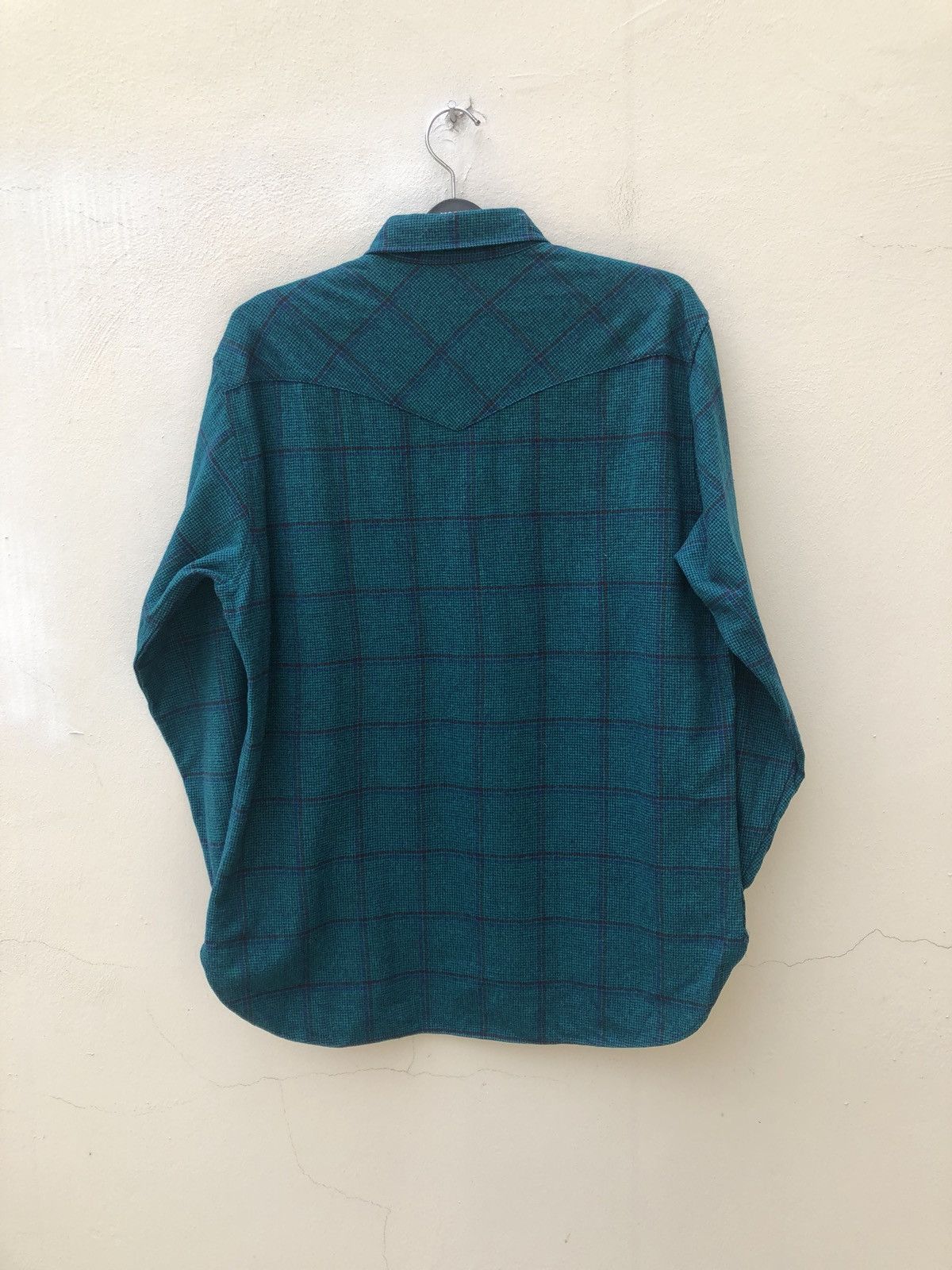 Pendleton Vintage 70s Pendleton Usa Wool Plaid Western Shirt Size US L / EU 52-54 / 3 - 6 Thumbnail