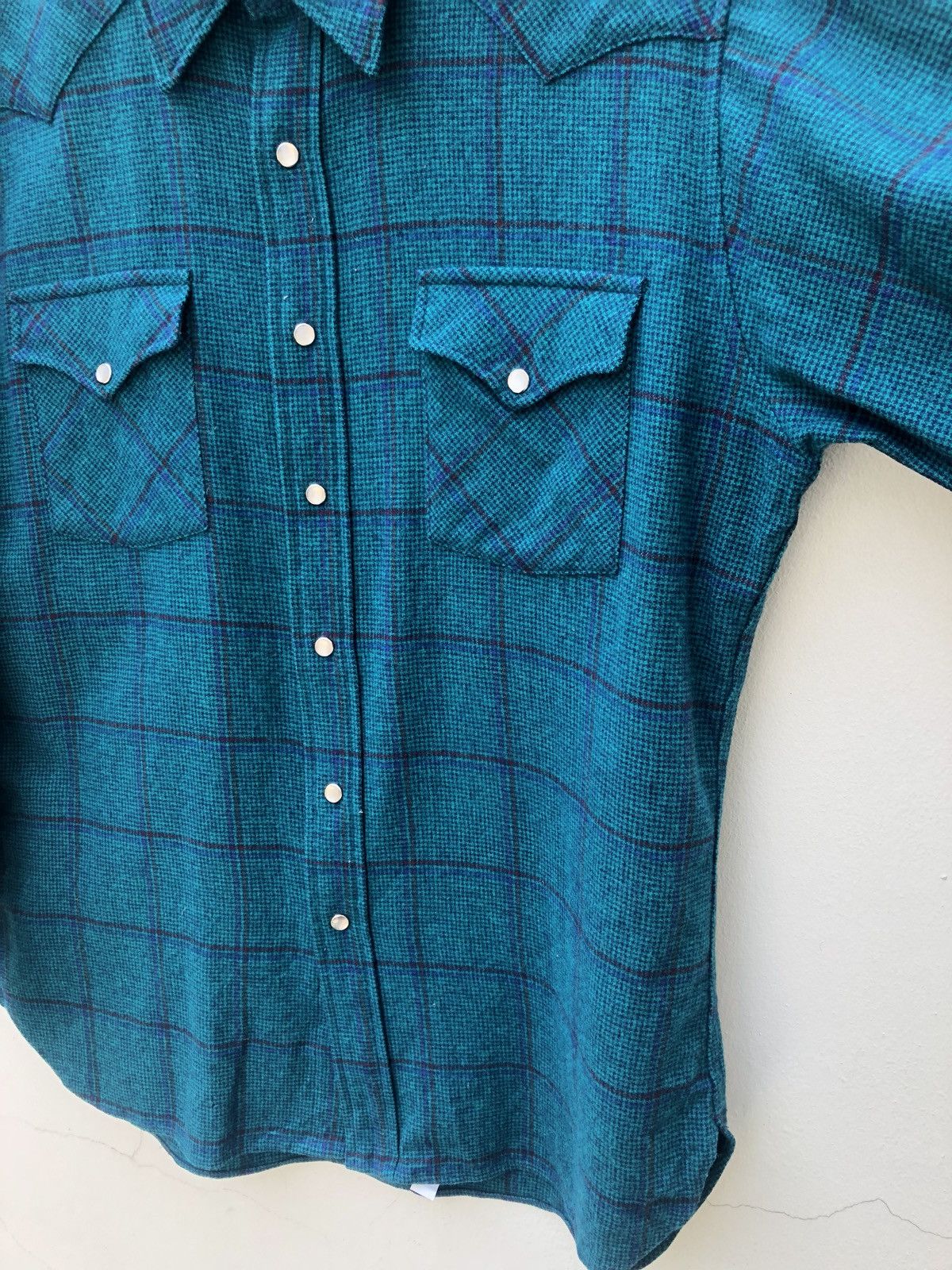 Pendleton Vintage 70s Pendleton Usa Wool Plaid Western Shirt Size US L / EU 52-54 / 3 - 5 Thumbnail