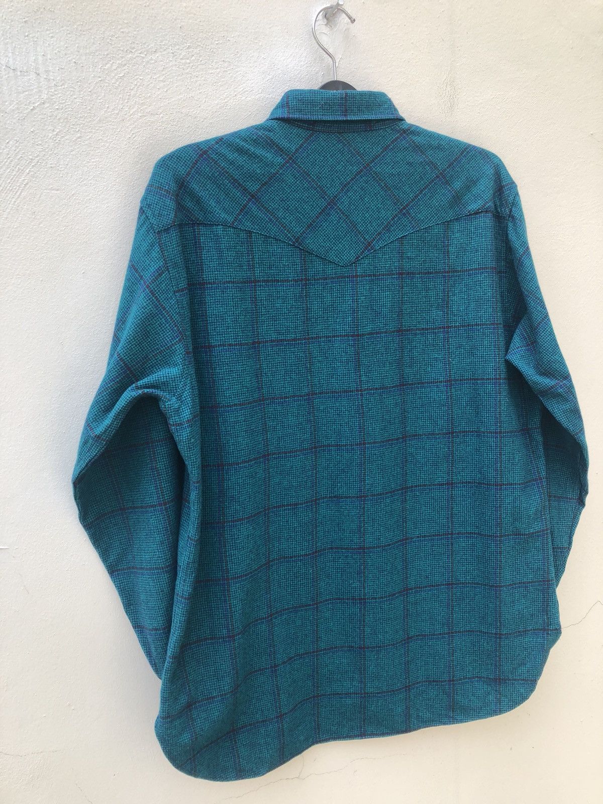 Pendleton Vintage 70s Pendleton Usa Wool Plaid Western Shirt Size US L / EU 52-54 / 3 - 7 Thumbnail