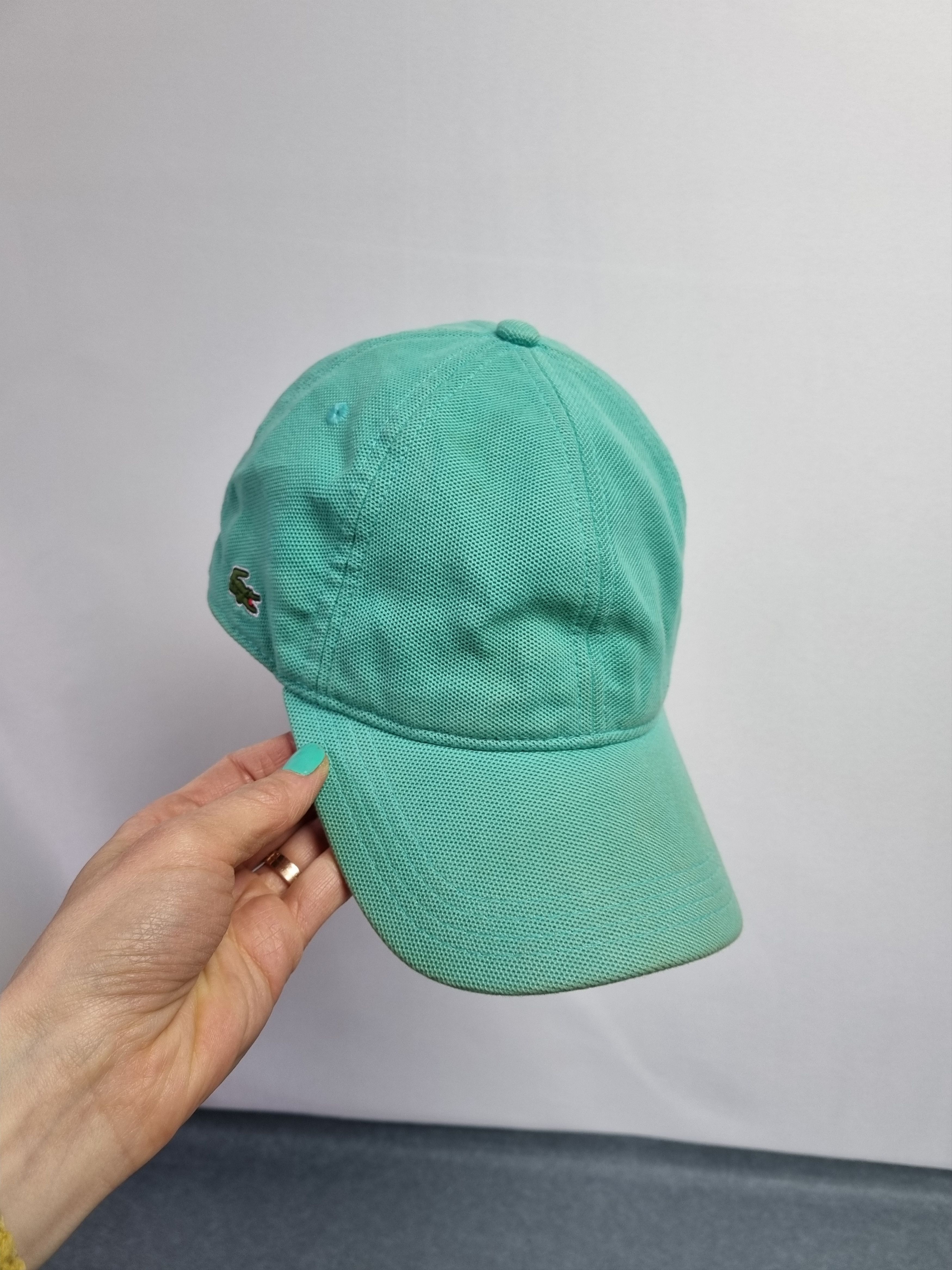 Lacoste × Vintage ⛳ Beautiful Turquoise Lacoste Golf Cap Size ONE SIZE - 5 Thumbnail